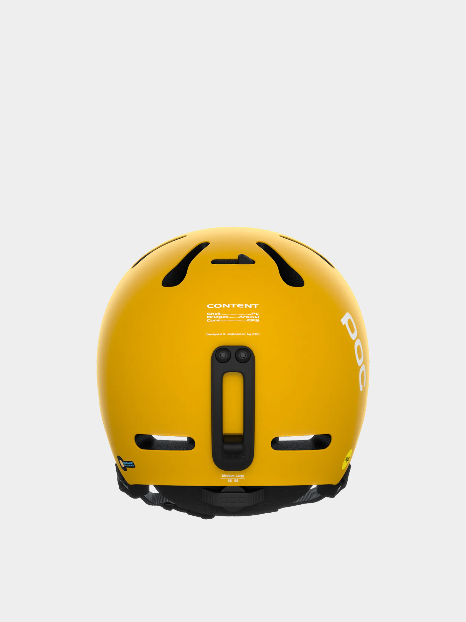 POC Fornix MIPS Helmet - yellow (sulphite yellow matt)