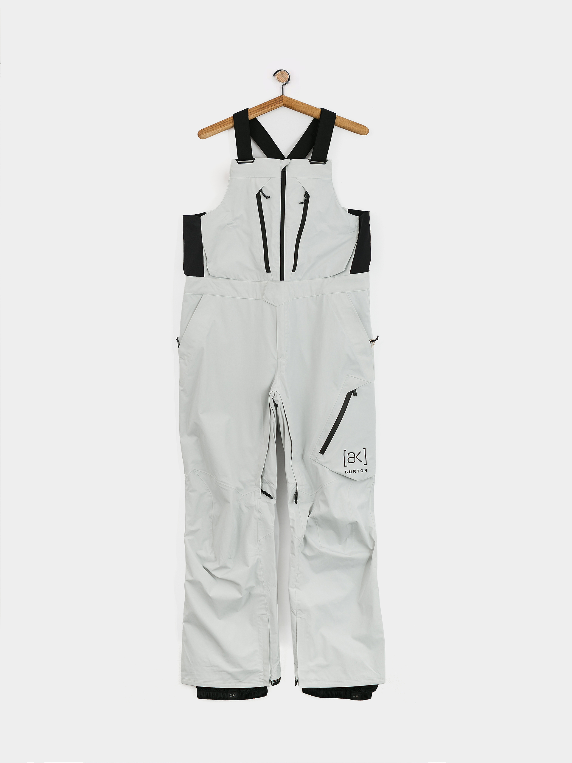 Mens Burton Ak Gore Tex Cyclic Bib Snowboard pants (gray cloud)