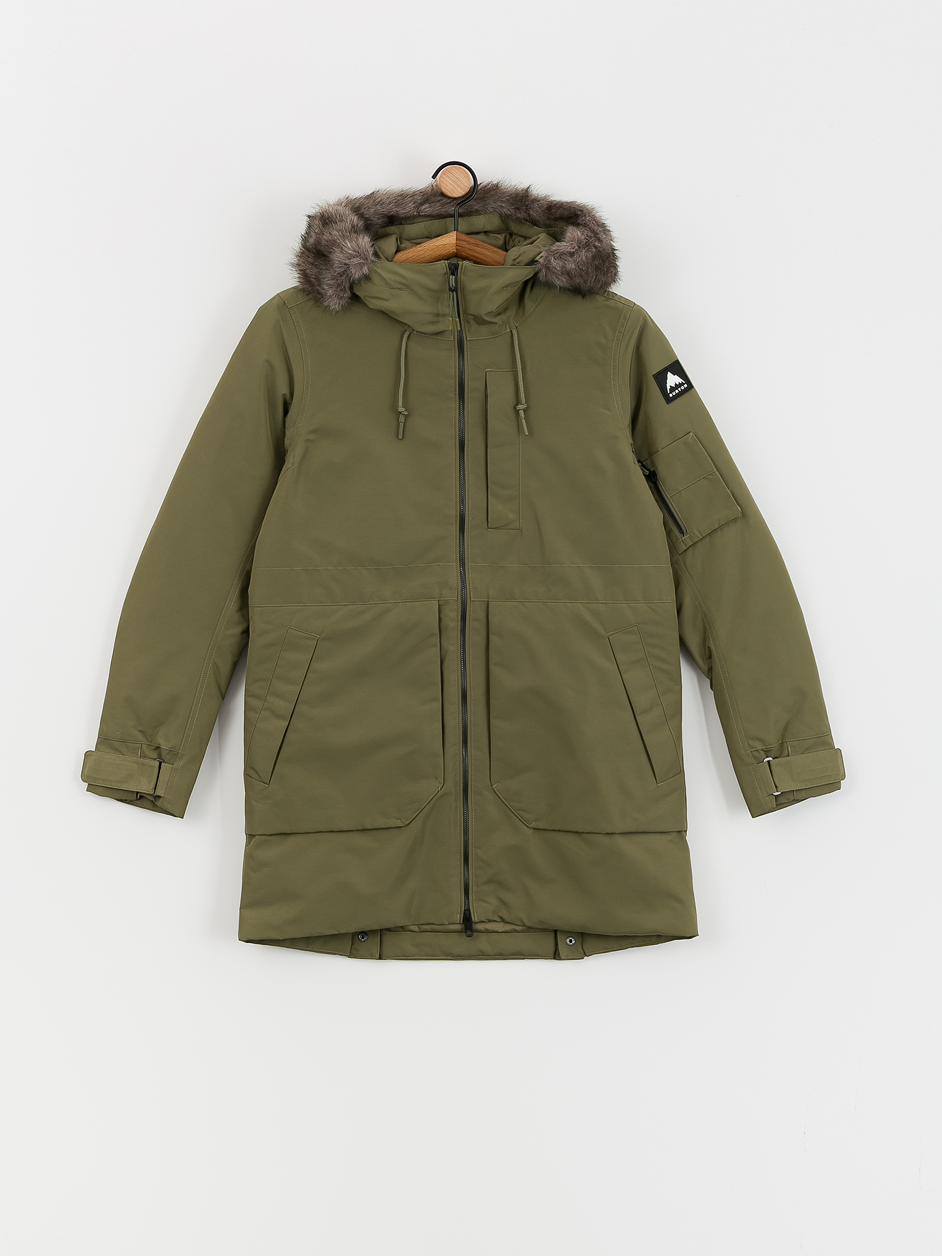 Damen Burton Saxton Parka Snowboardjacke (forest moss)