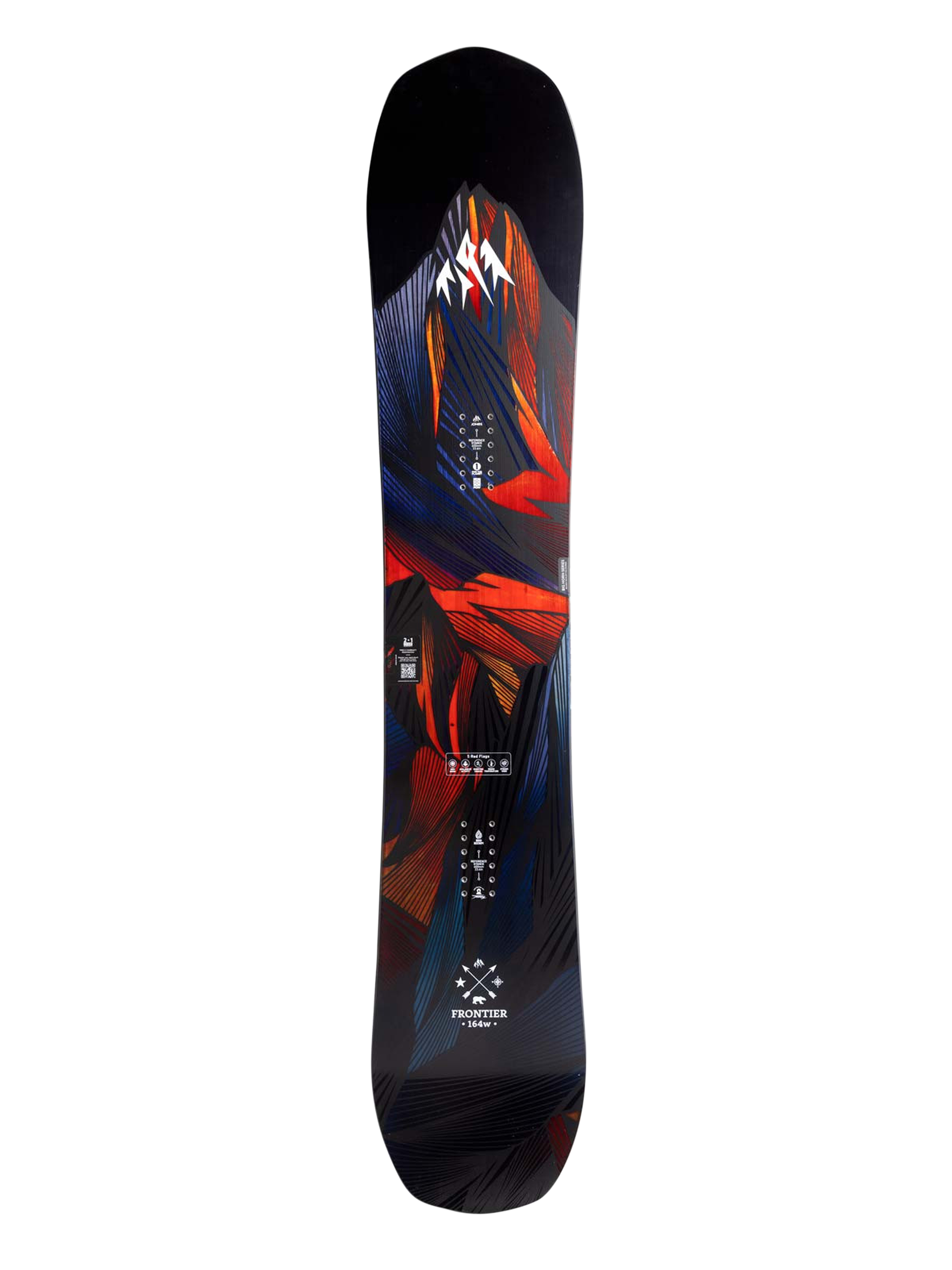 Mens Jones Snowboards Frontier Snowboard (black/blue)
