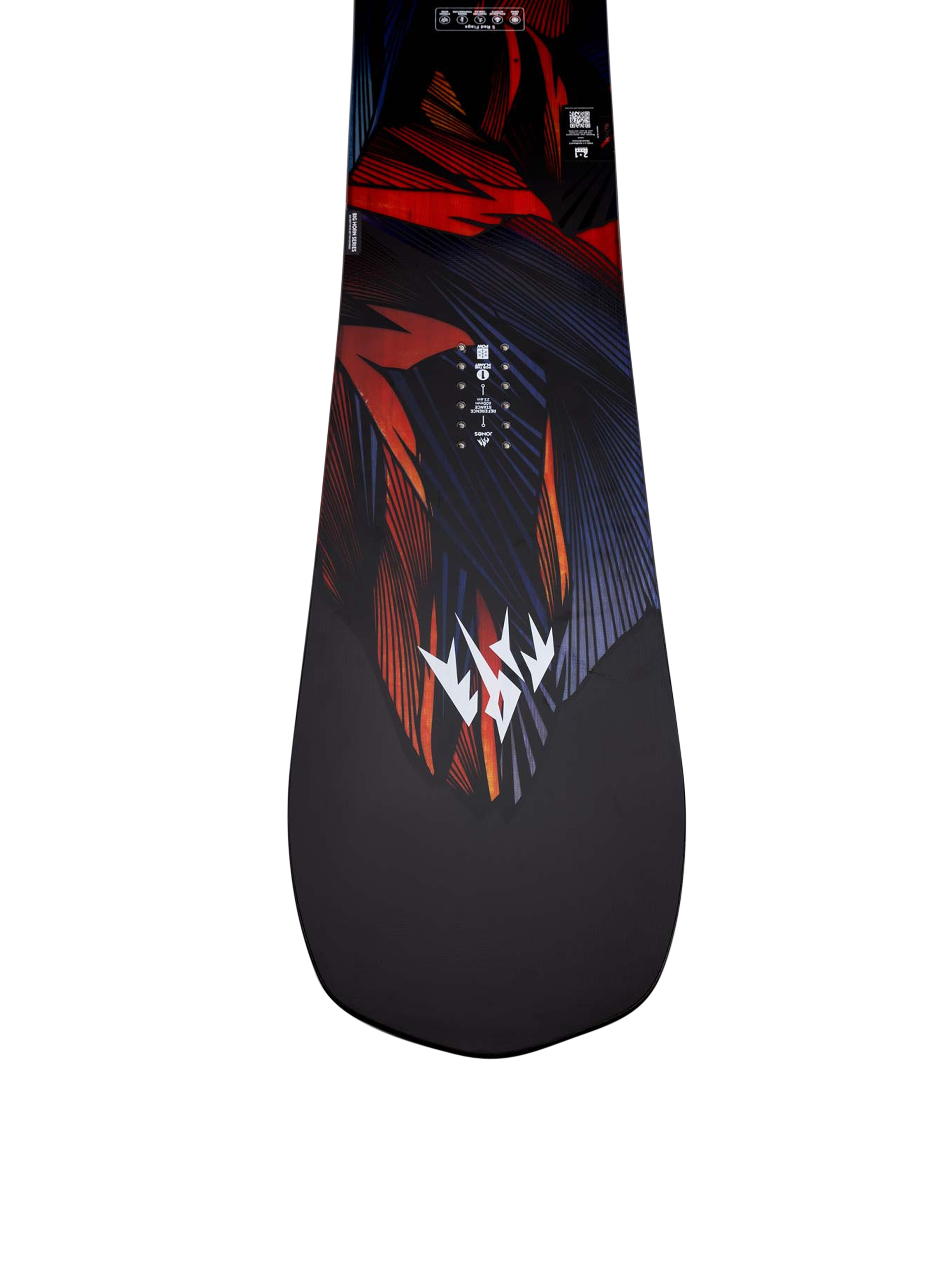Mens Jones Snowboards Frontier Snowboard (black/blue)