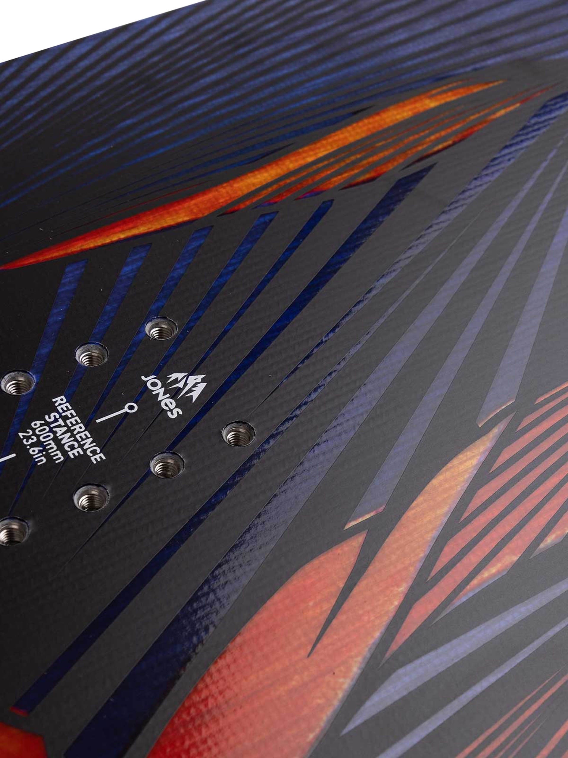 Mens Jones Snowboards Frontier Snowboard (black/blue)