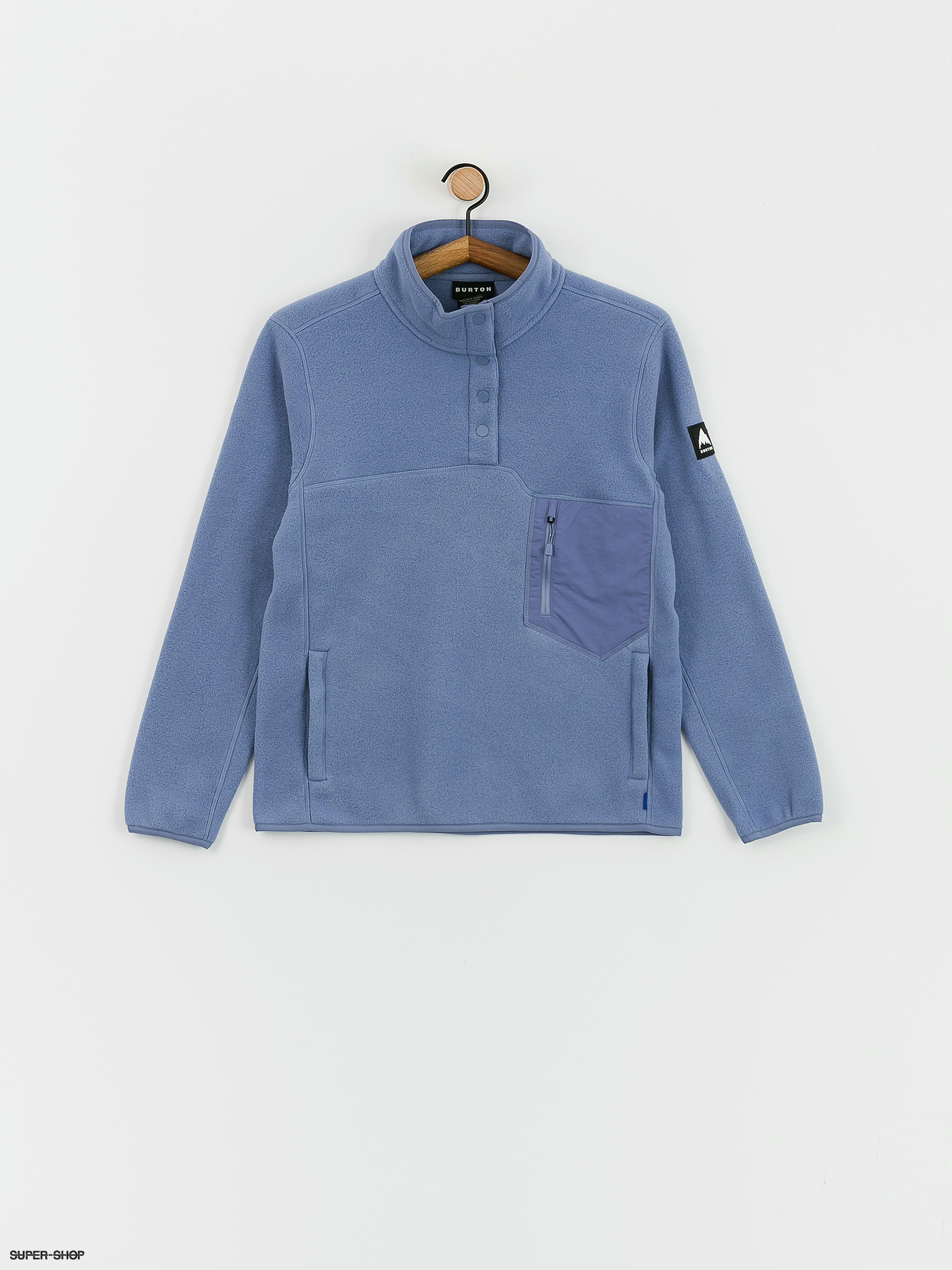 Burton Cinder Hoodie Wmn slate blue