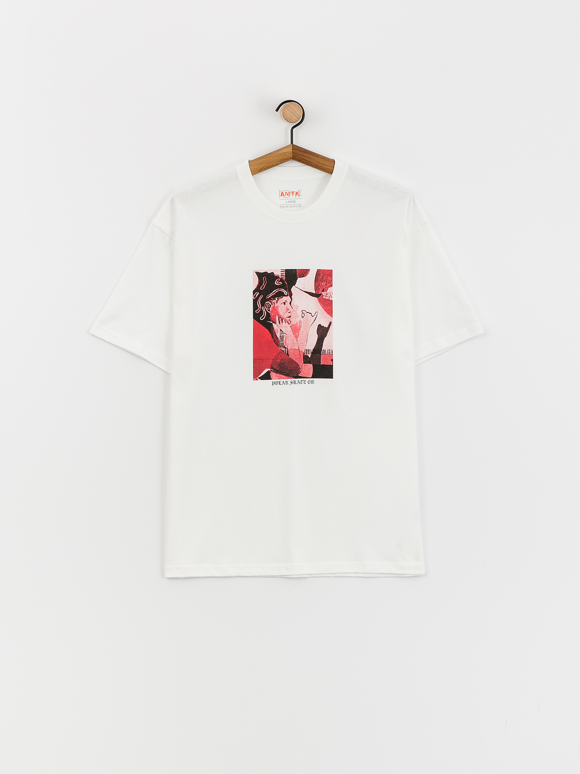 Polar Skate Contact T-shirt (white)