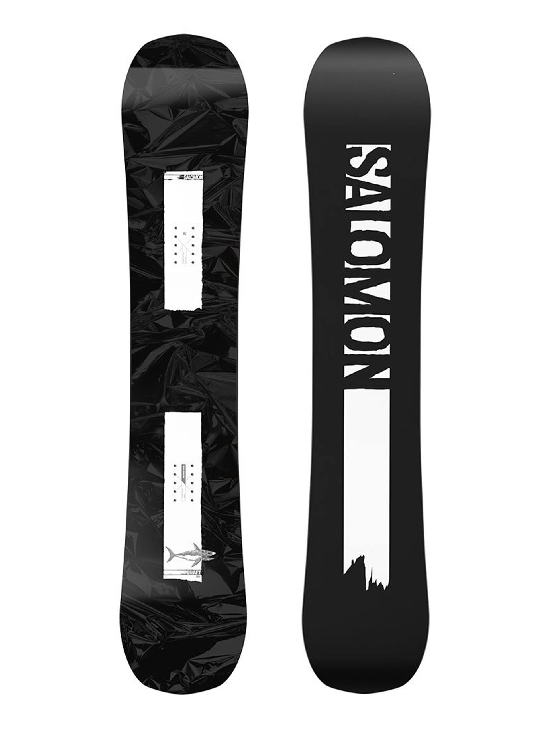 Mens Salomon Craft Snowboard (black/white)