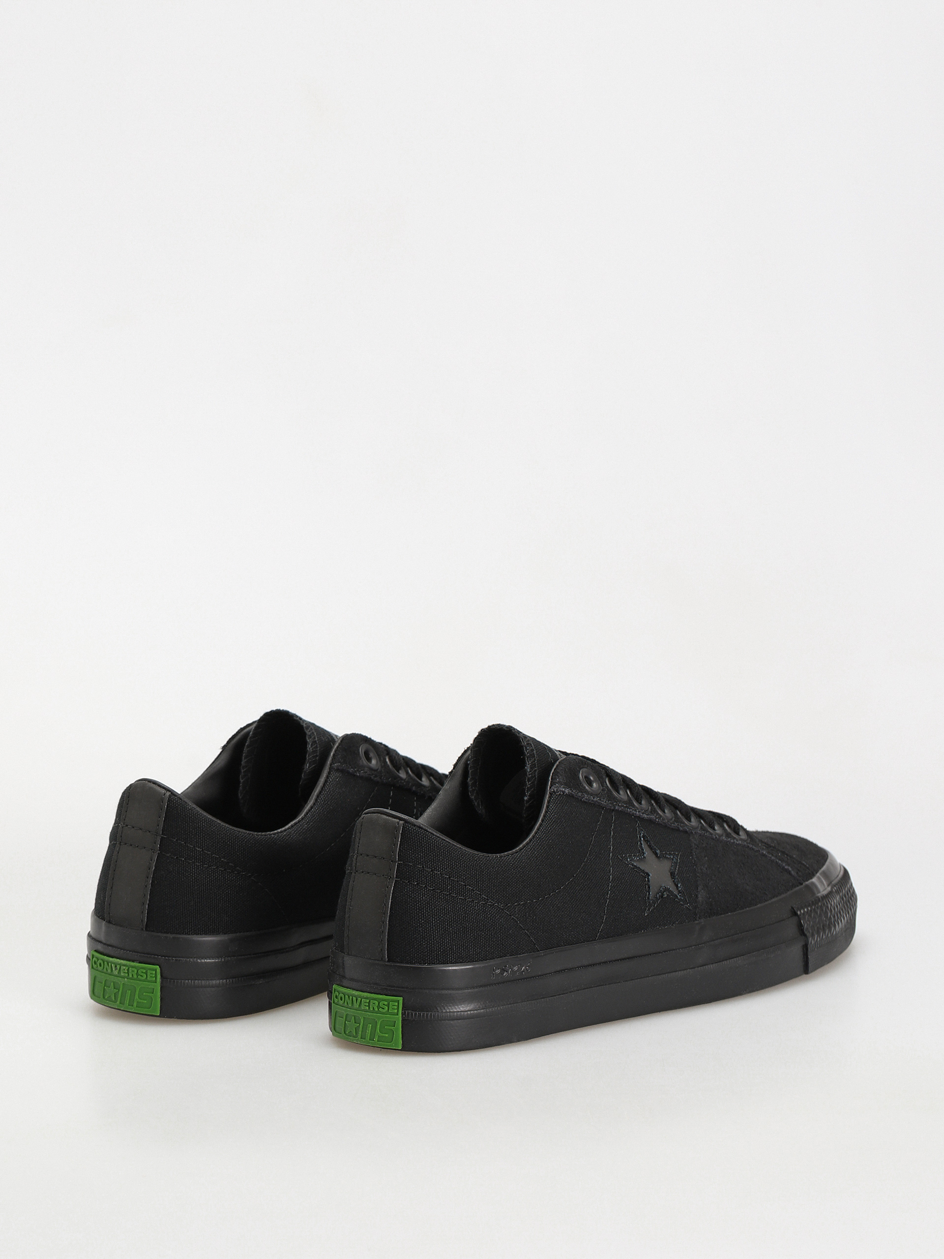 Converse X Sean Greene One Star Pro Shoes (black/black/sap green)