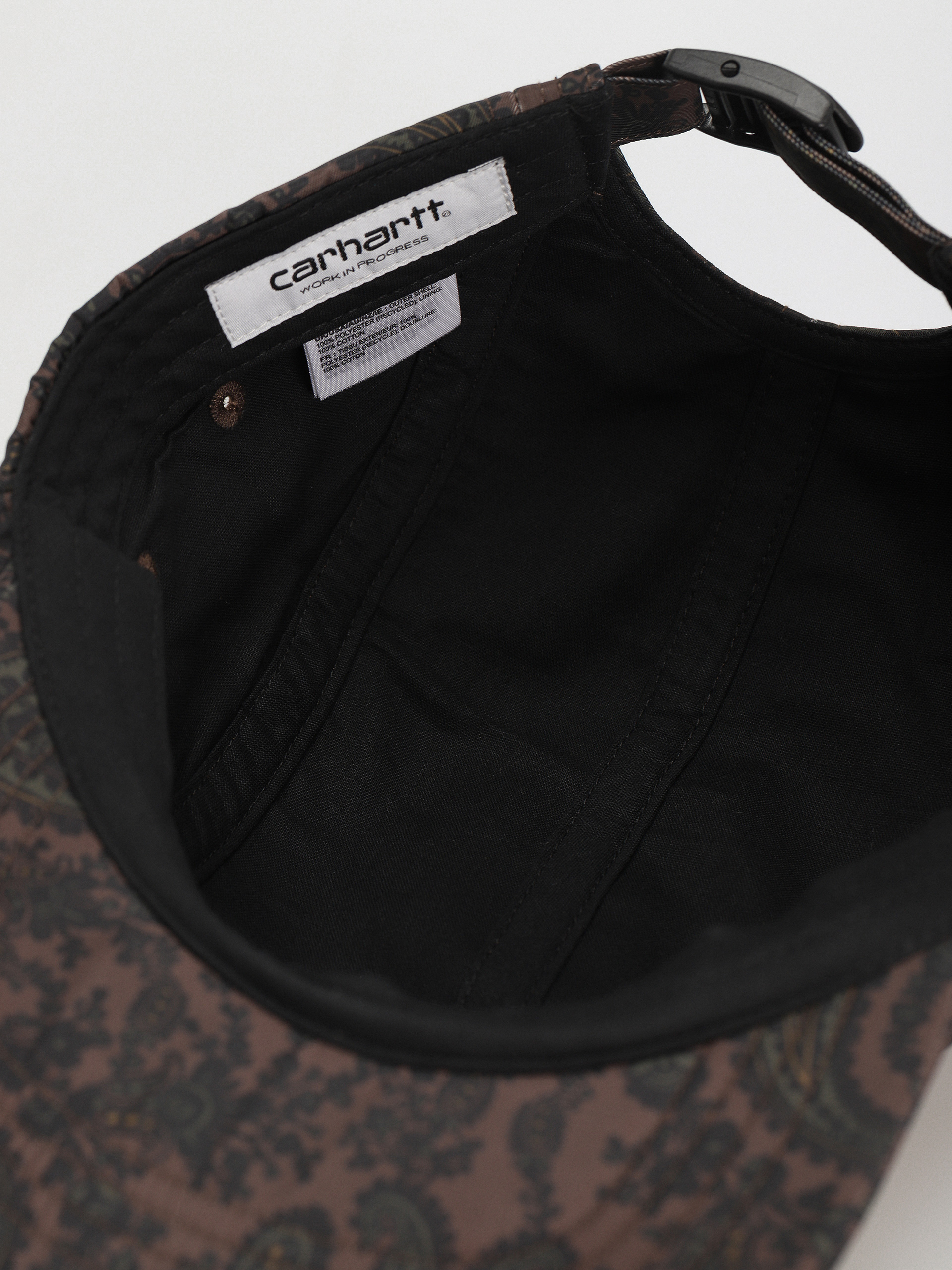 Carhartt WIP Neva Cap - brown (paisley print buckeye)
