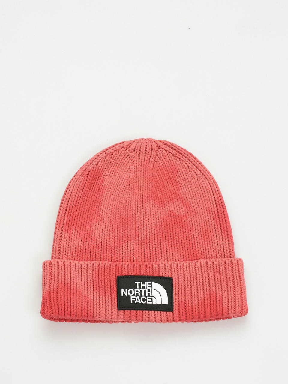 The North Face Dye Logo Box Beanie (clay red)