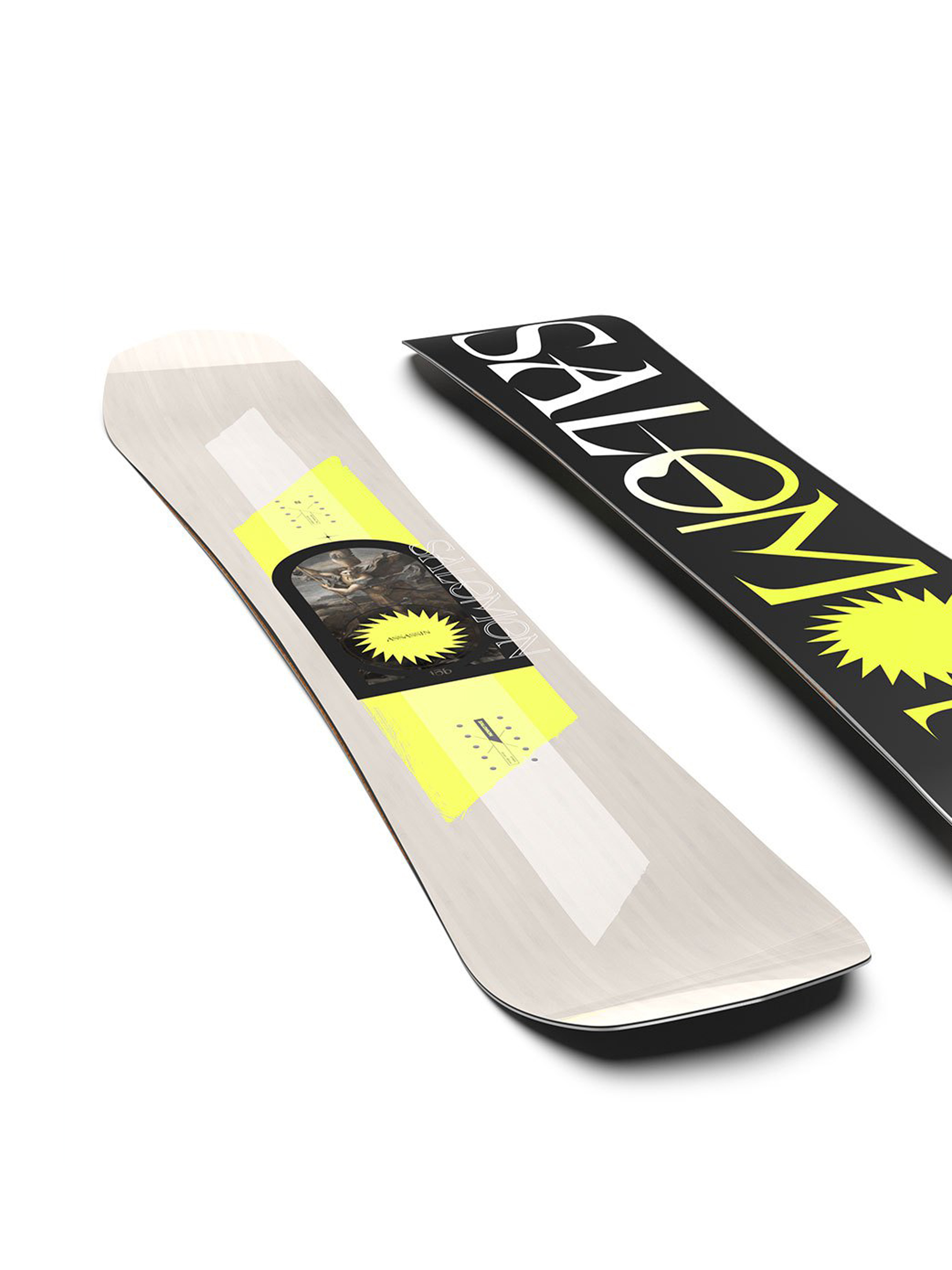 Salomon Assassin Snowboard - white, grey, multicolor