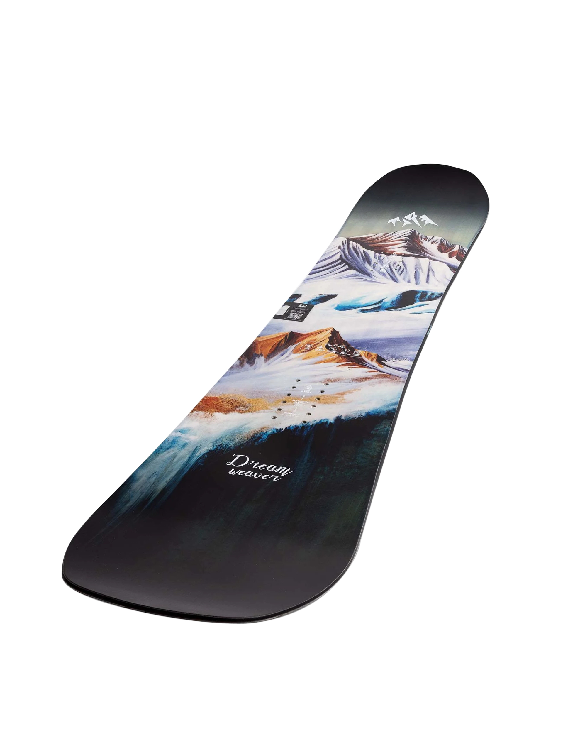 Womens Jones Snowboards Dream Weaver Snowboard (white/mint)