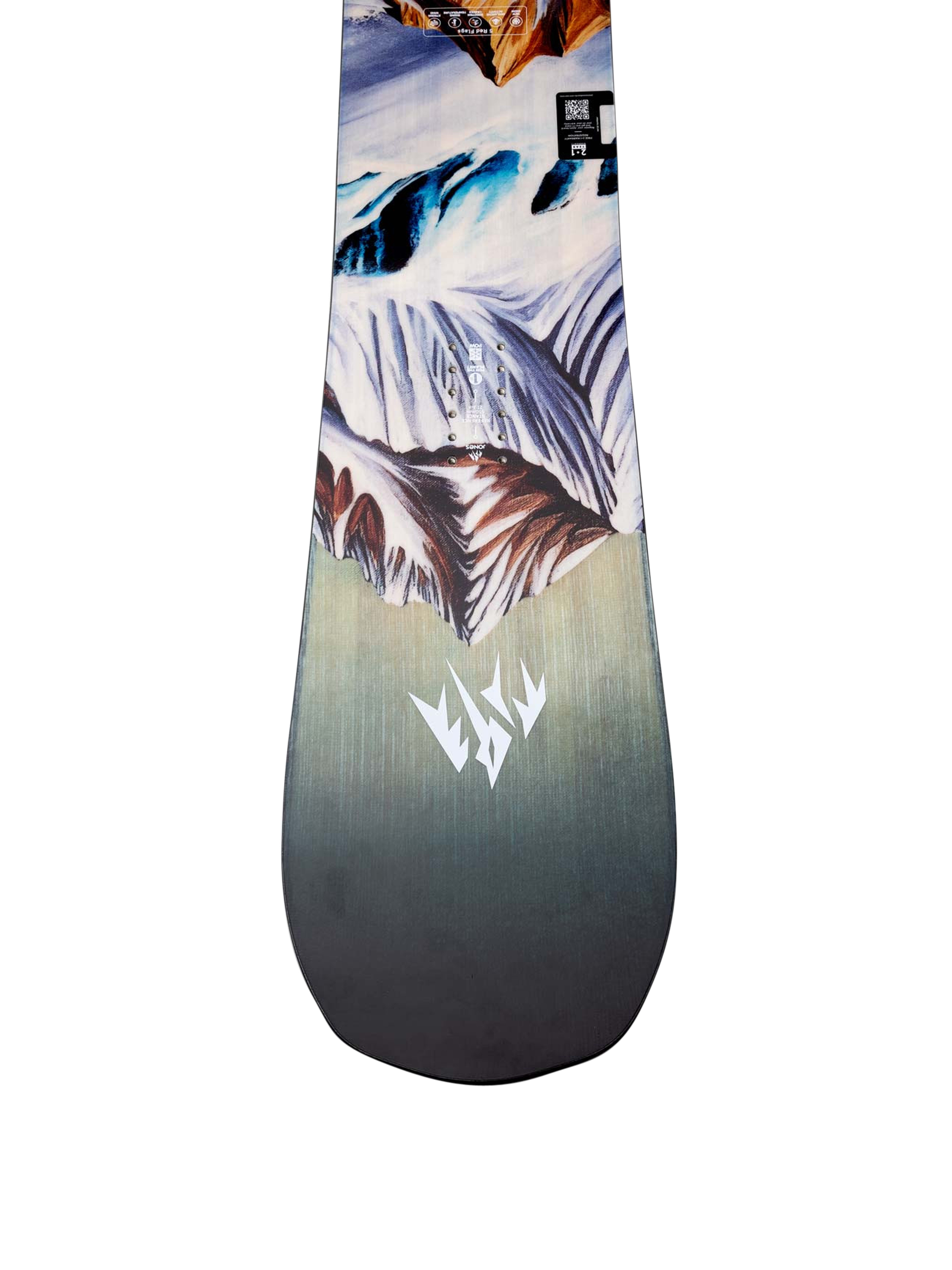 Womens Jones Snowboards Dream Weaver Snowboard (white/mint)