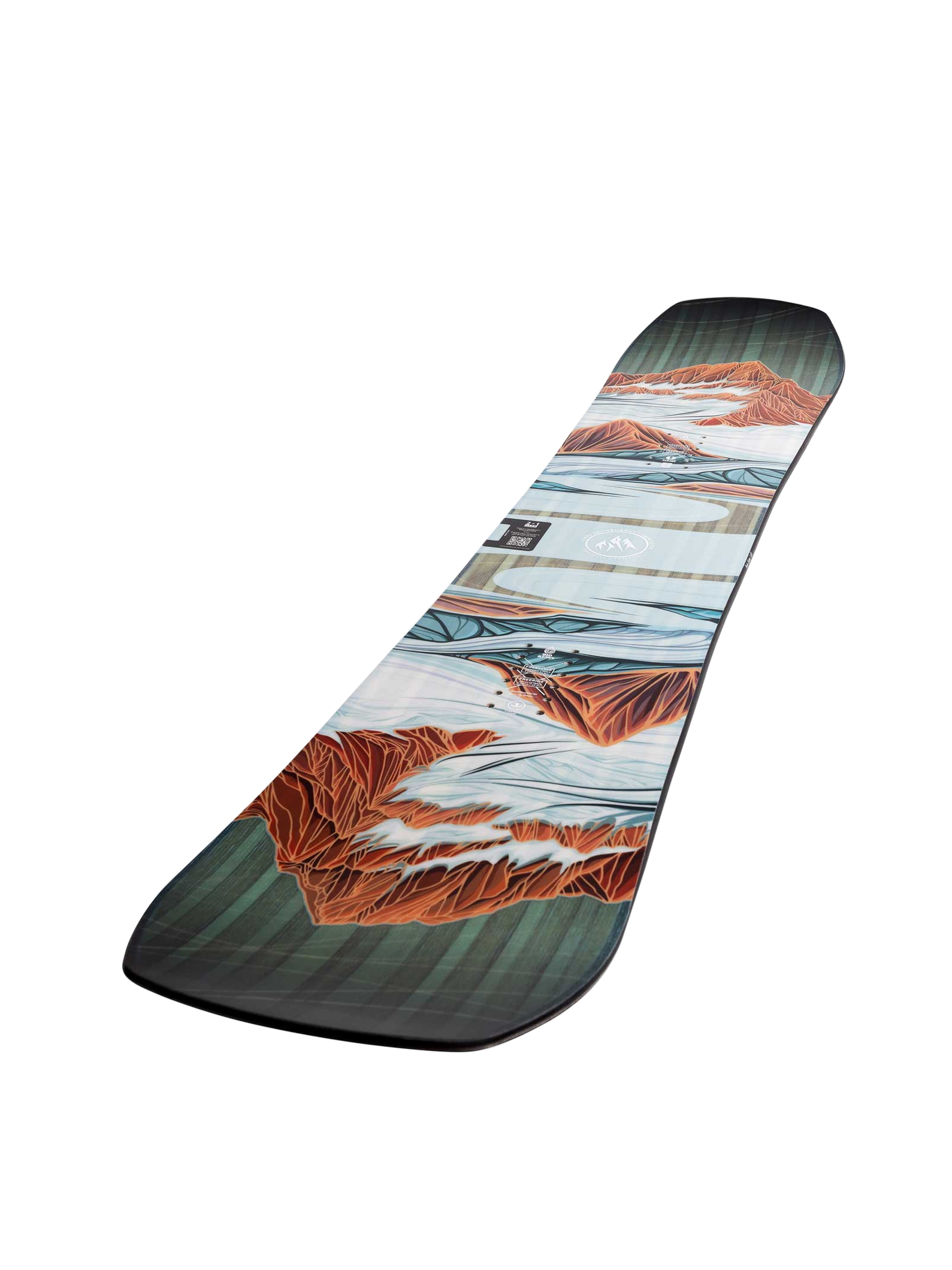 Womens Jones Snowboards Twin Sister Snowboard (mint/black)