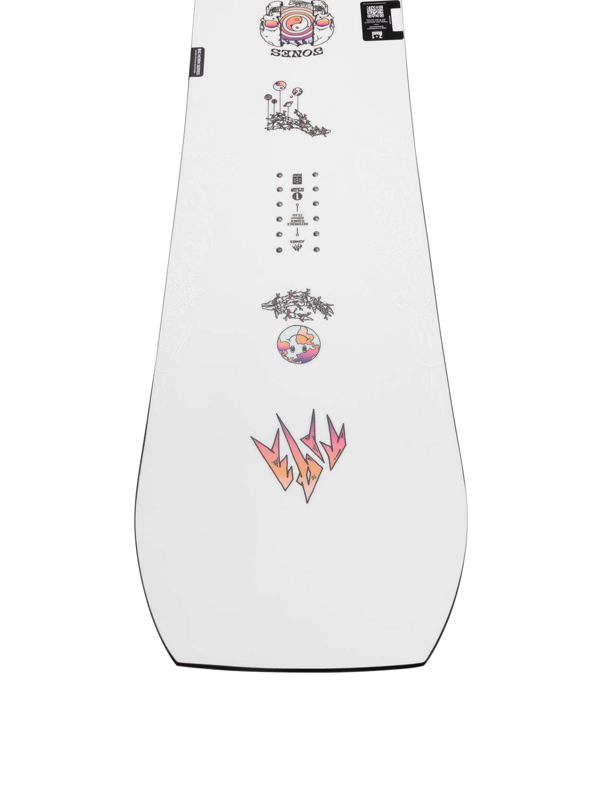 Jones Snowboards Tweaker Snowboard (black/white)