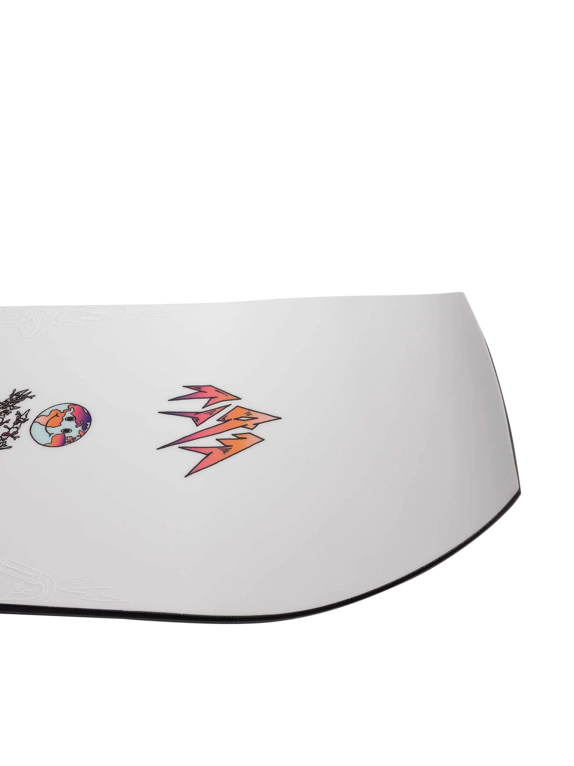 Mens Jones Snowboards Tweaker Snowboard (white/black)