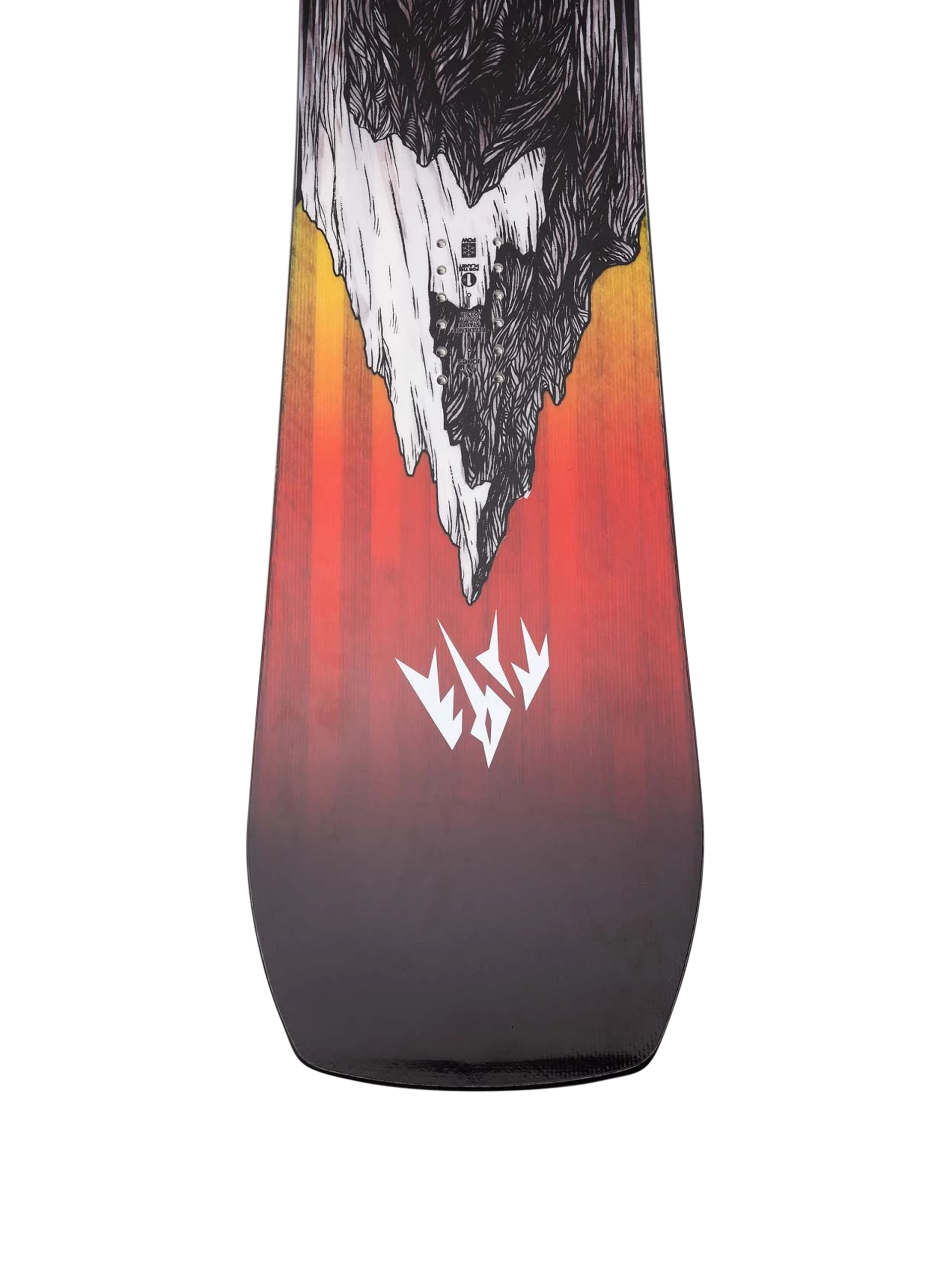 Mens Jones Snowboards Aviator 2.0 Snowboard (black/white/red)