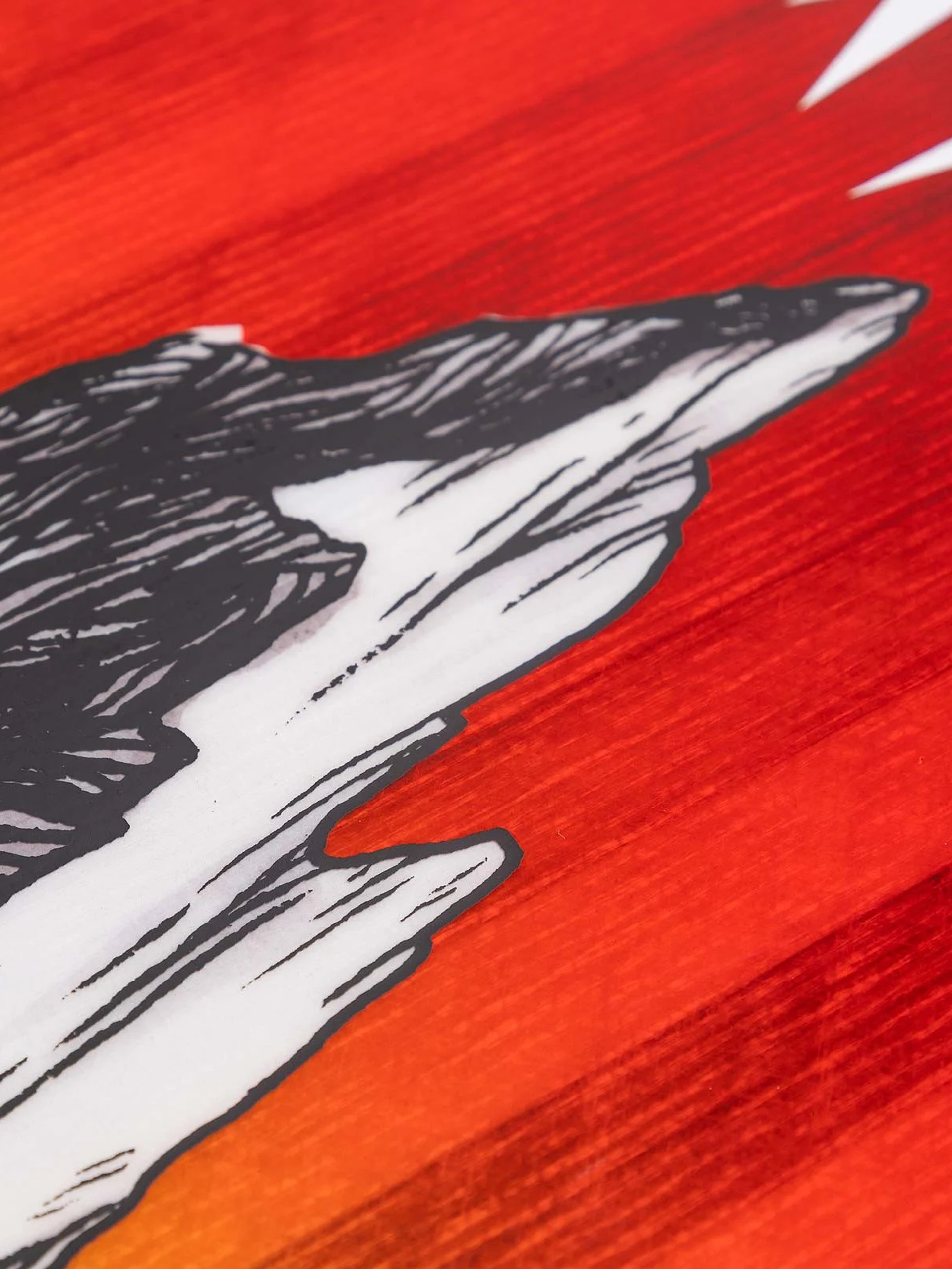 Mens Jones Snowboards Aviator 2.0 Snowboard (black/white/red)