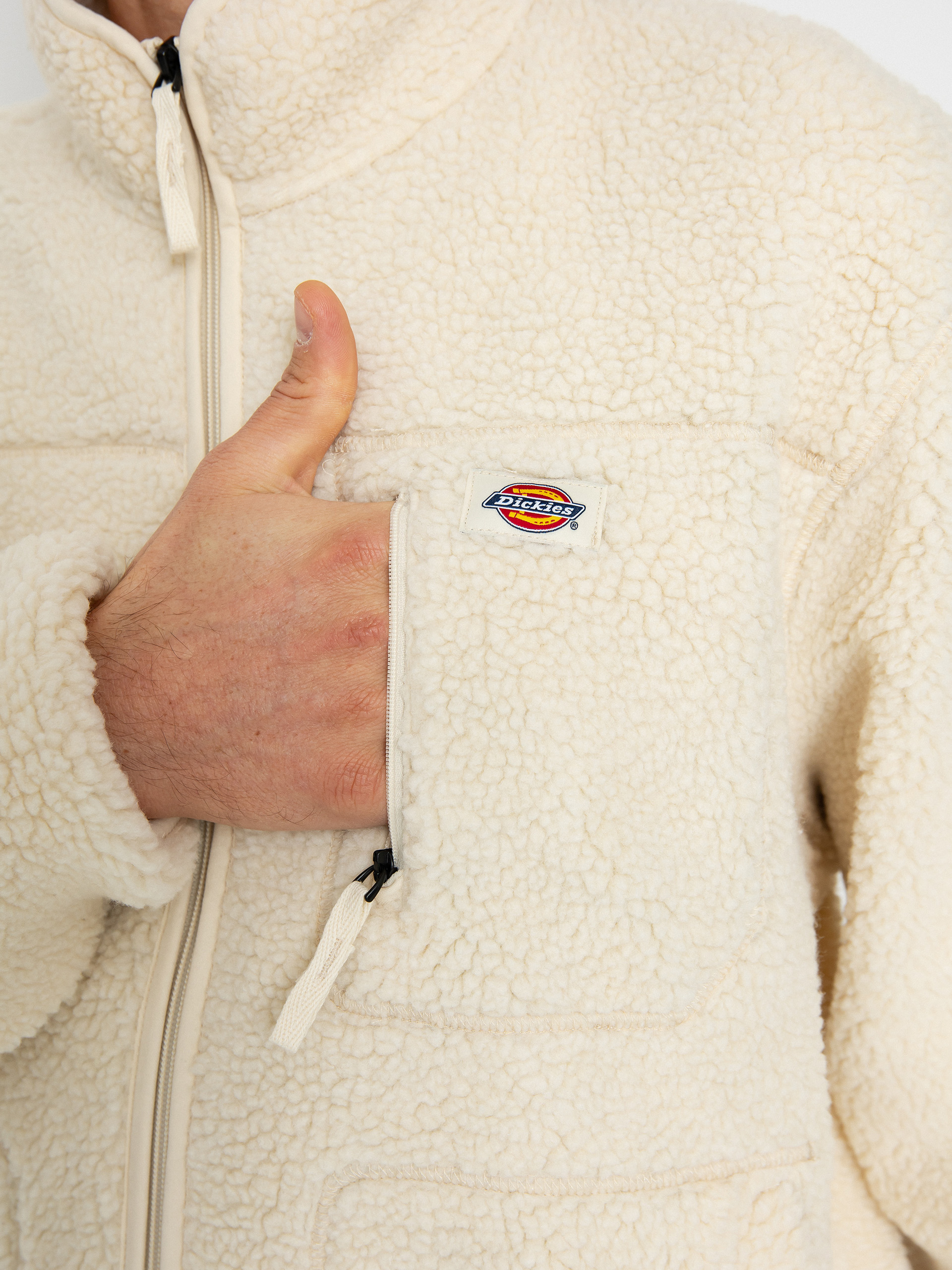 Mens Dickies Mount Hope Fleece  (whitecap gray)