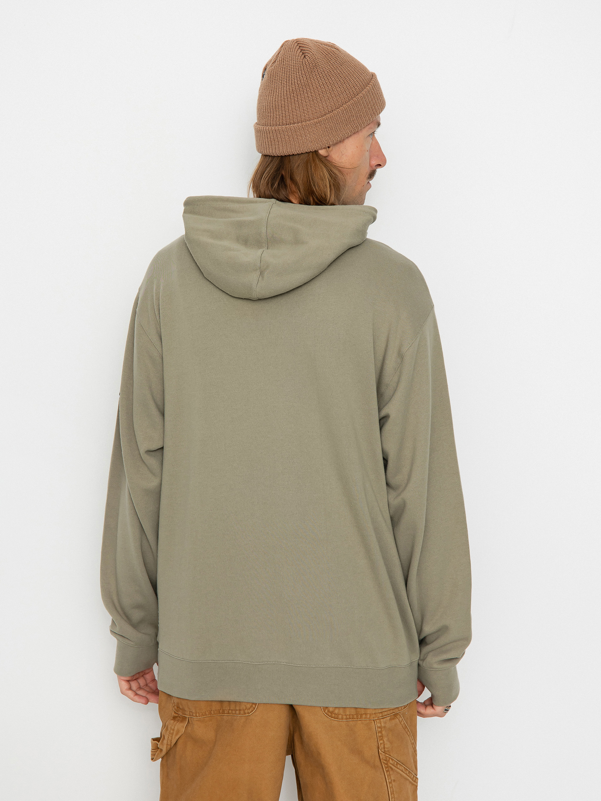 Mens Volcom D.I. HD Active sweatshirt (light military)