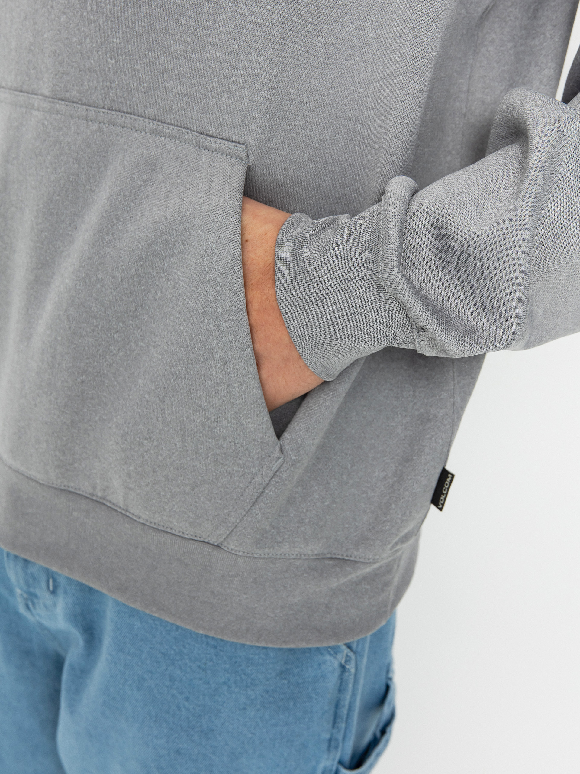 Mens Volcom Core Hydro Active sweatshirt (heather grey)