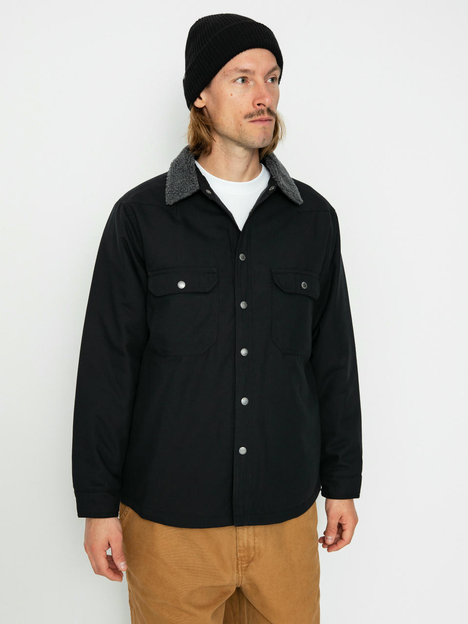 Nike SB Padded Flannel Jacke (black/anthracite)