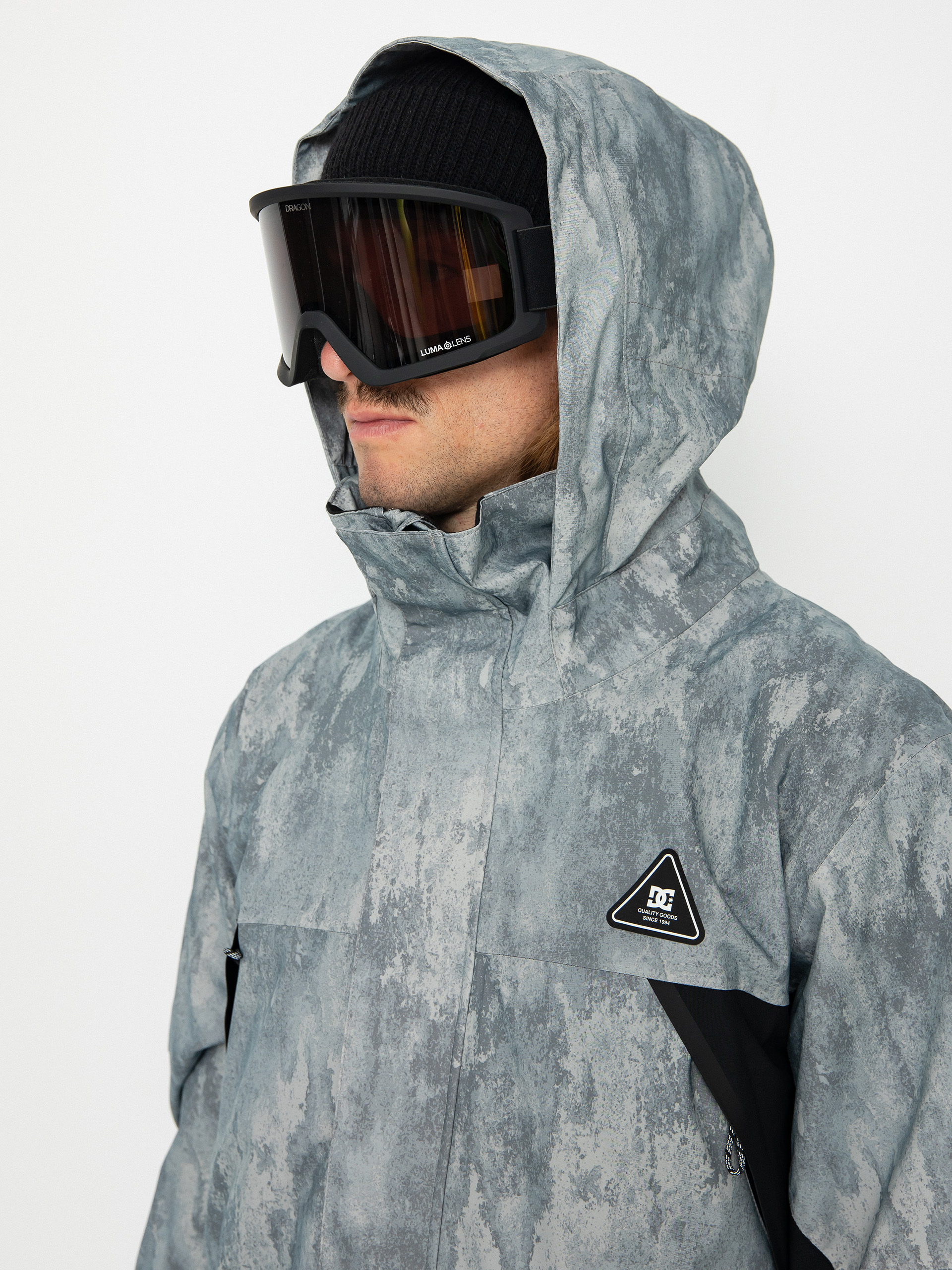 Mens DC Command 45K Snowboard jacket (grey stone)
