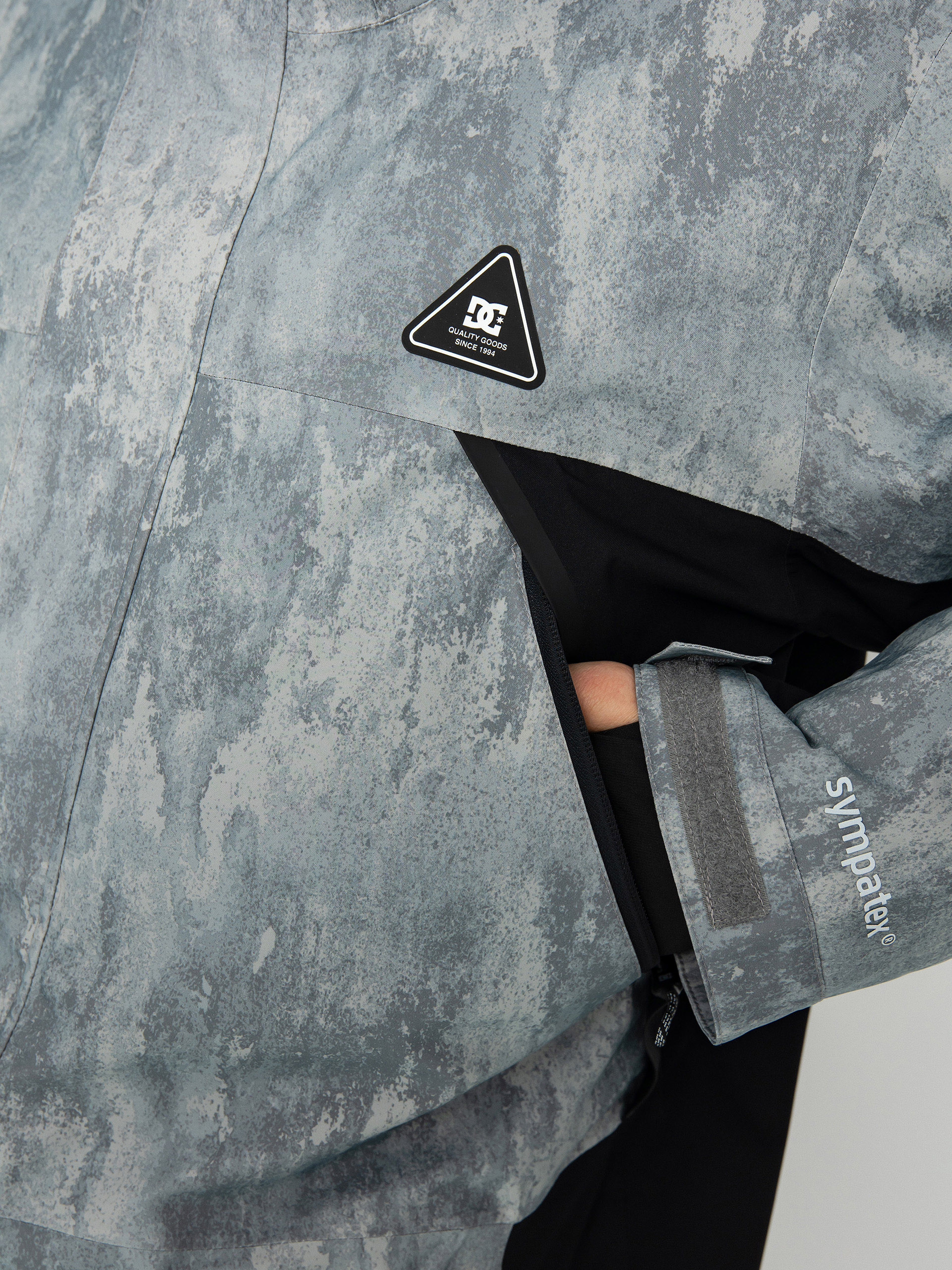 Mens DC Command 45K Snowboard jacket (grey stone)