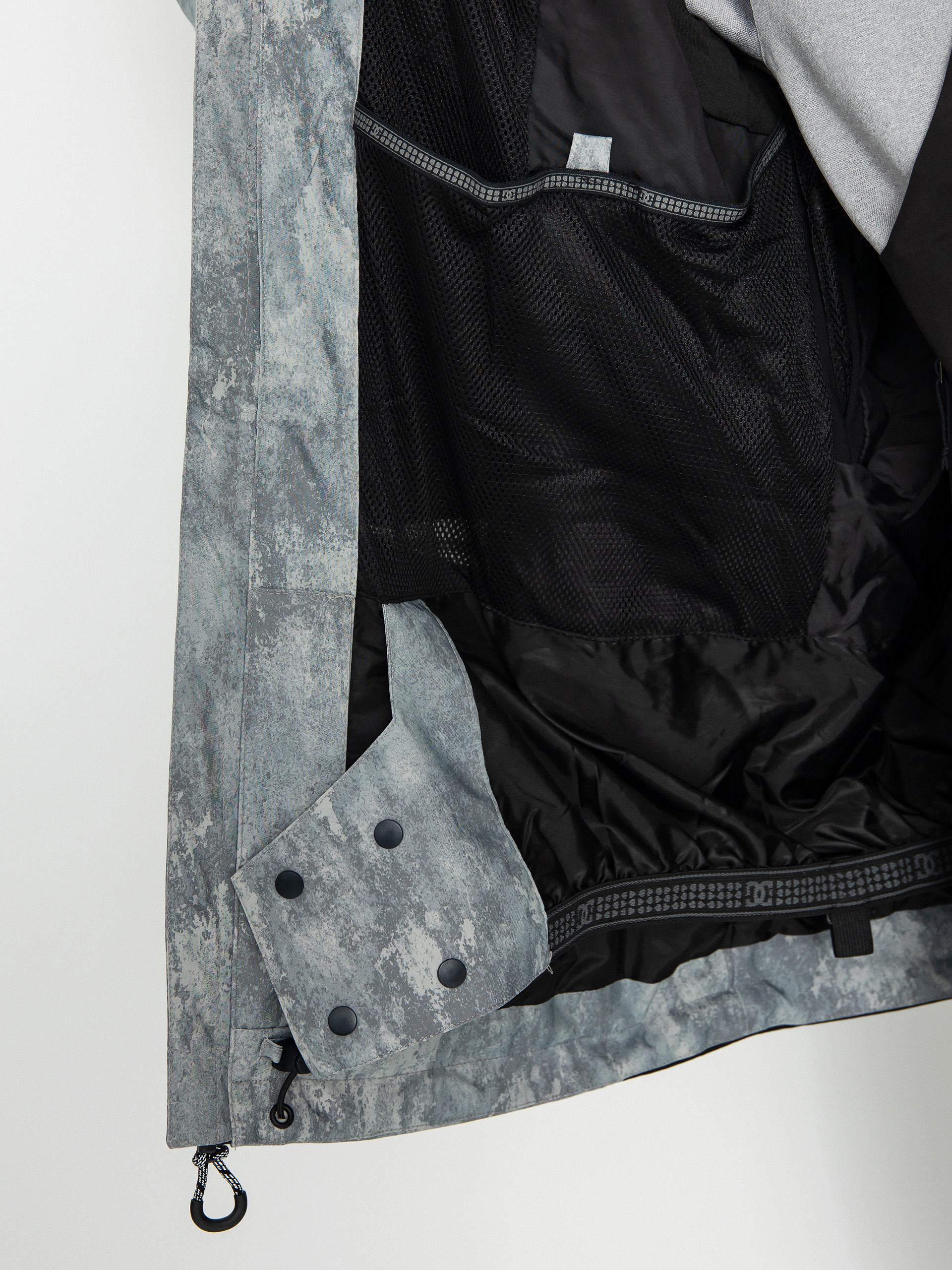 Mens DC Command 45K Snowboard jacket (grey stone)