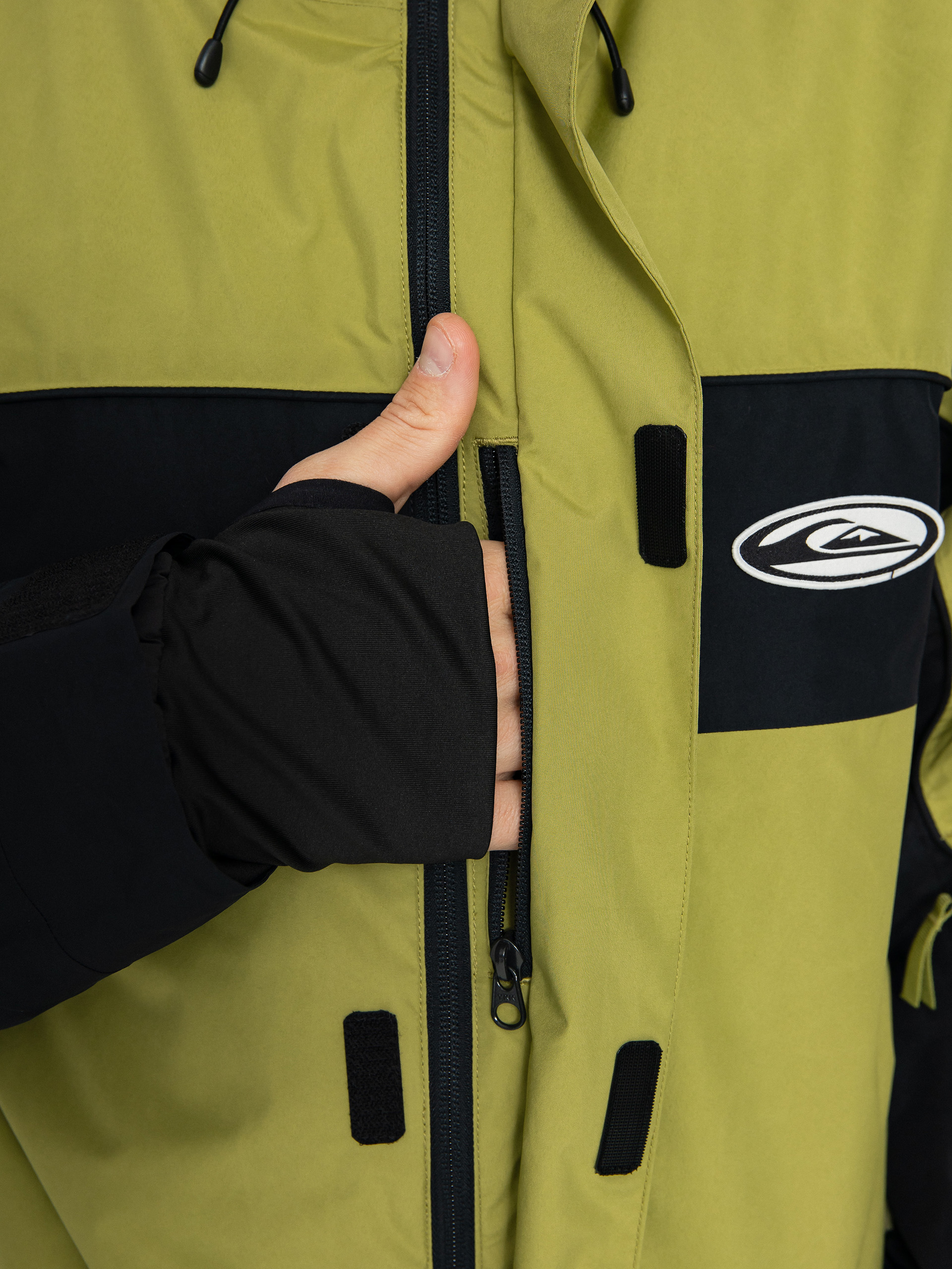 Mens Quiksilver High Altitude Gore-Tex Snowboard jacket (green olive)