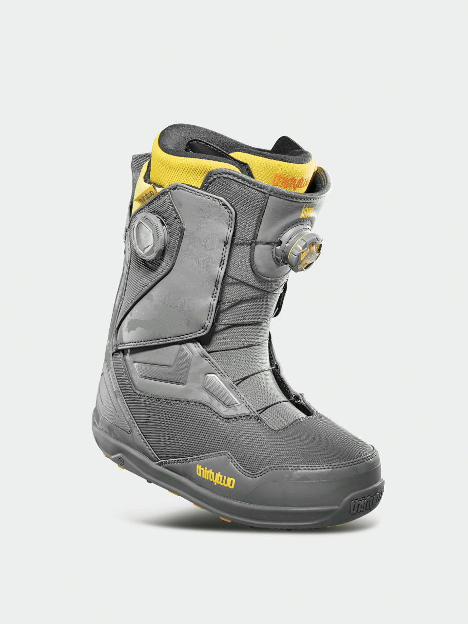 Herren ThirtyTwo Tm 2 Double Boa Stevens Snowboardschuhe (grey/yellow)