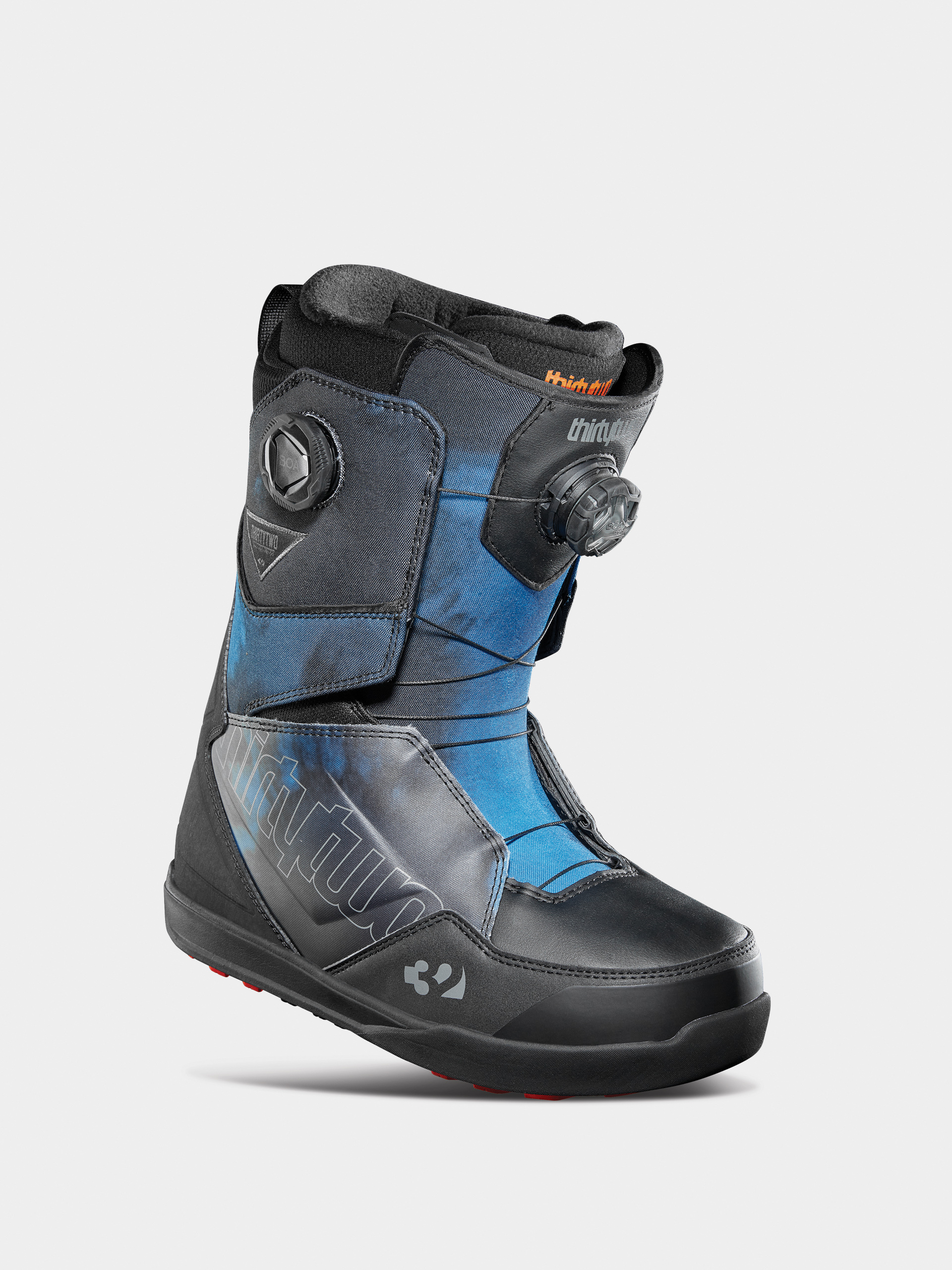 Mens ThirtyTwo Lashed Double Boa Snowboard boots (tie dye)