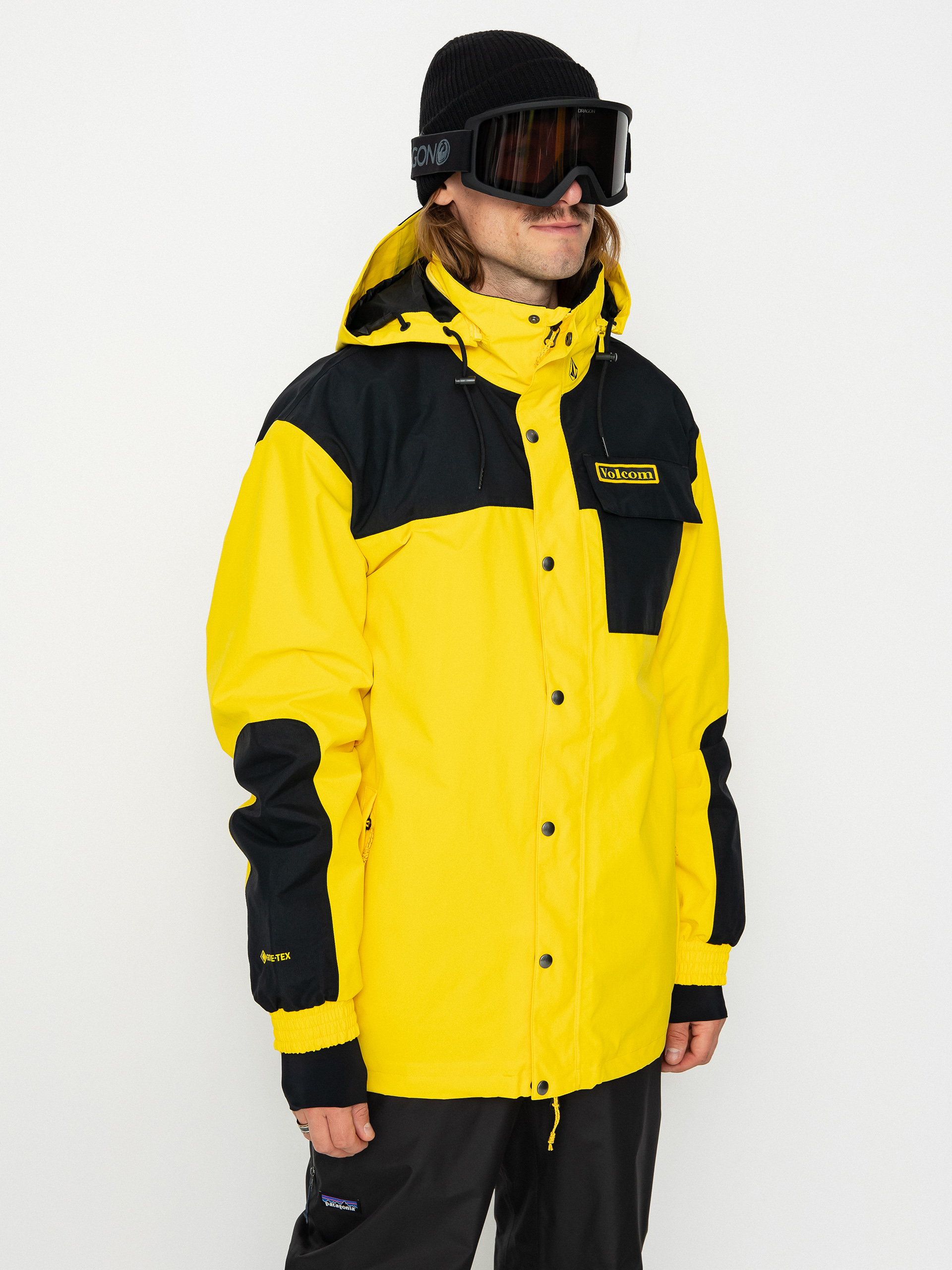 Yellow on sale snowboard jacket