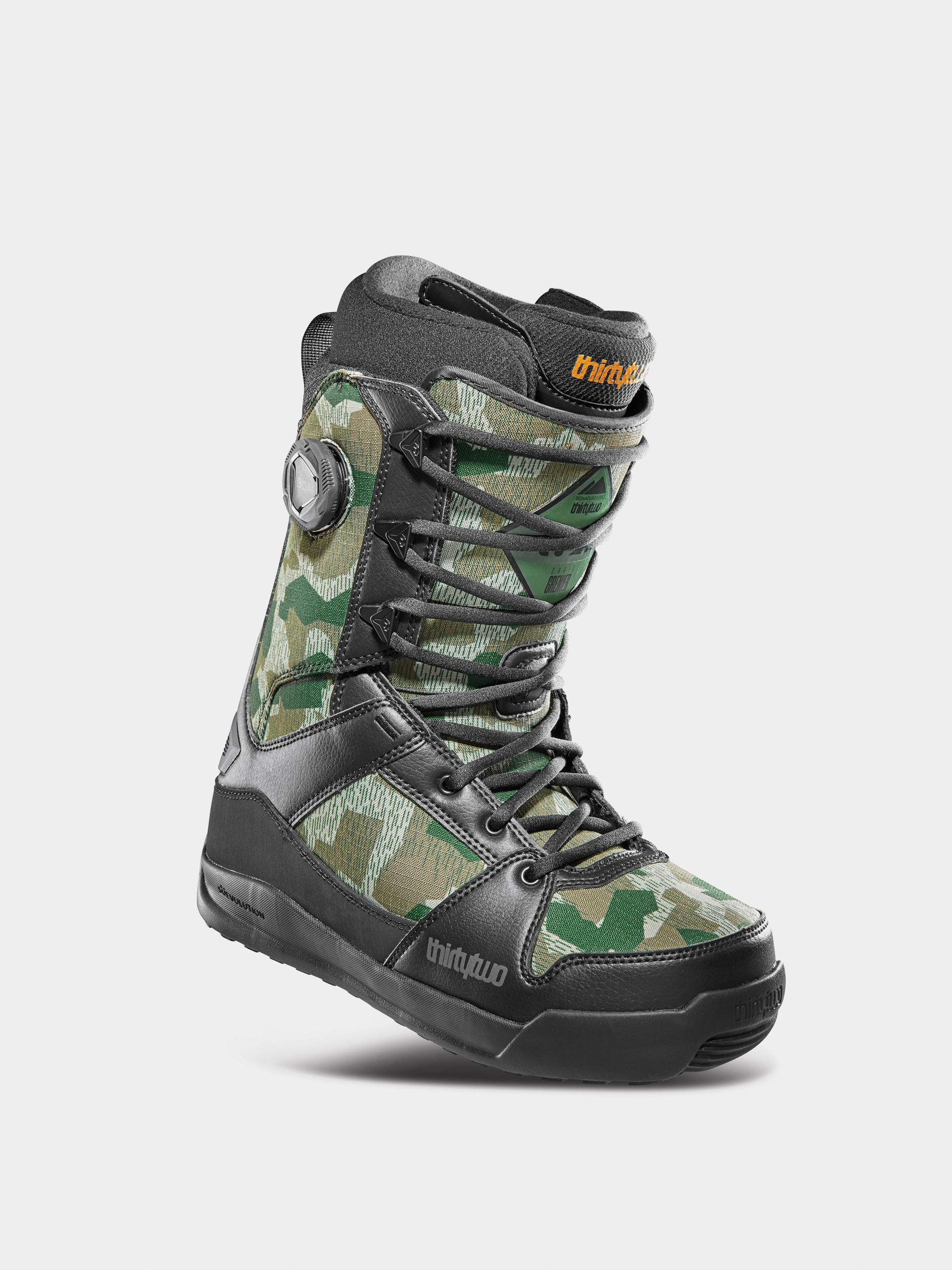 Mens ThirtyTwo Diesel Hybrid Snowboard boots (black/camo)