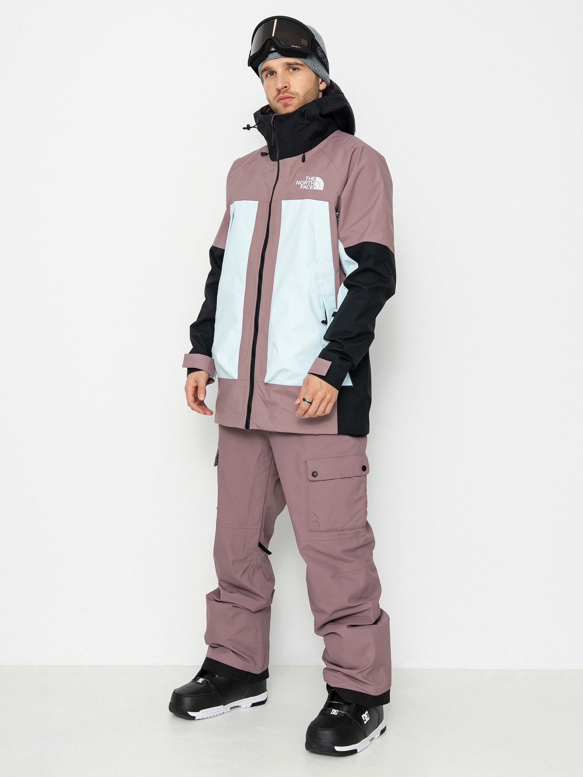 The North Face Balfron Snowboard jacket violet (tnf black/icecap