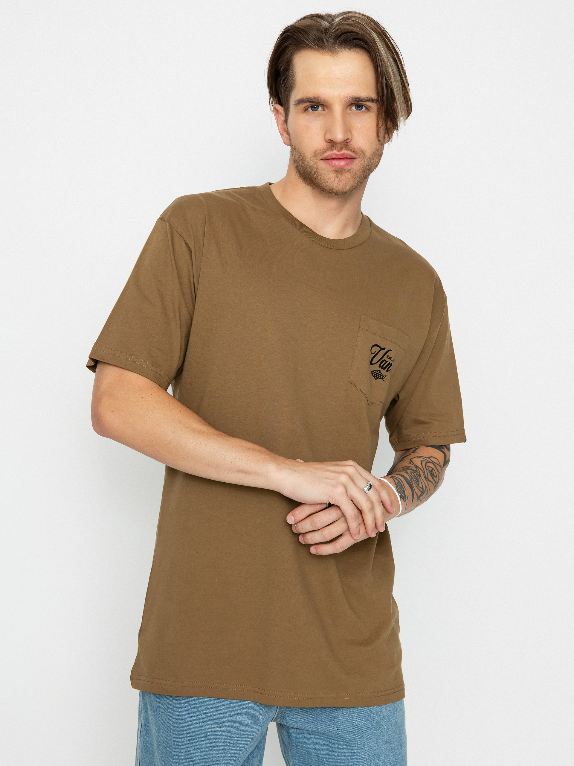 Vans Fishing Club Pocket T-shirt (kangaroo)