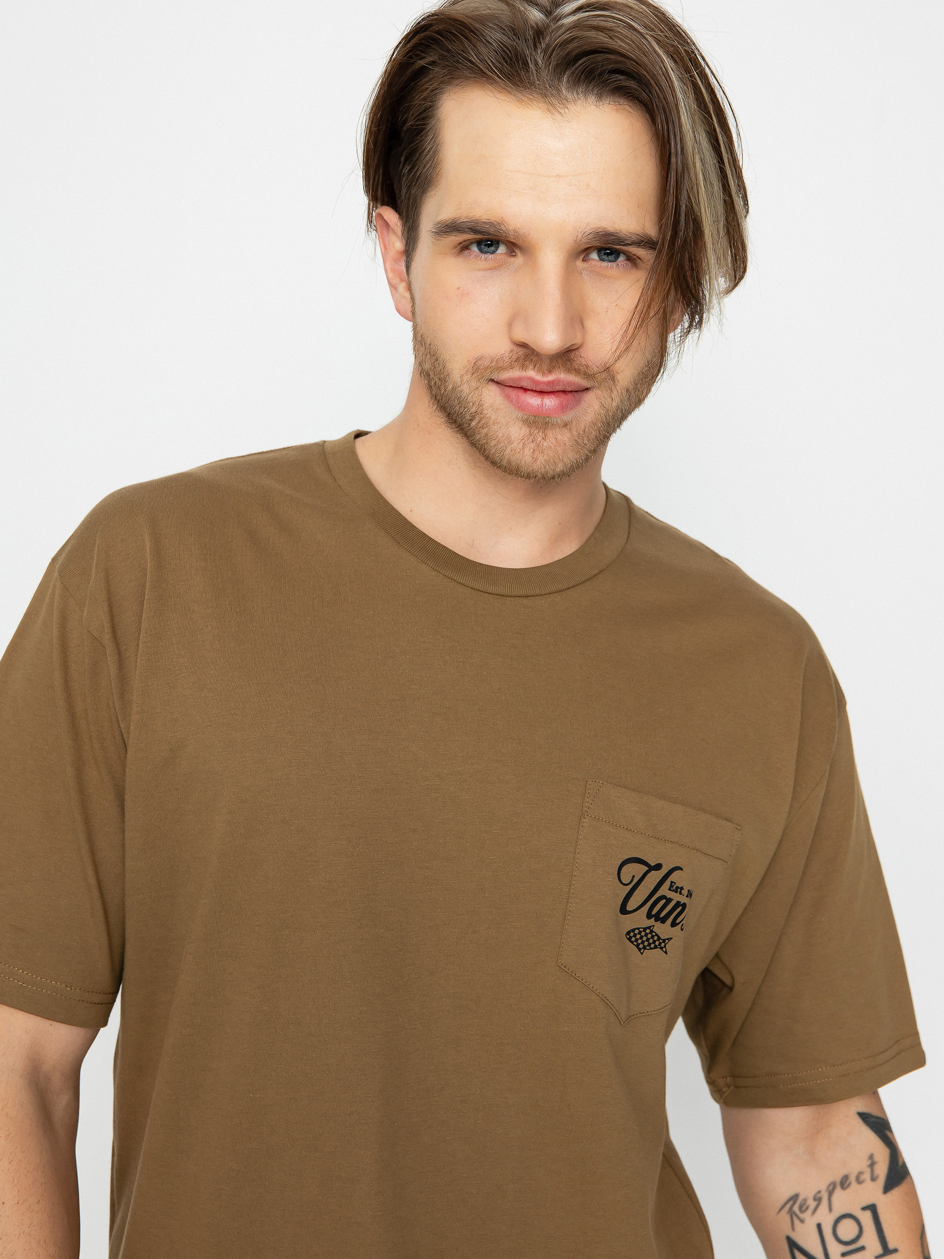 Vans Fishing Club Pocket T-shirt (kangaroo)