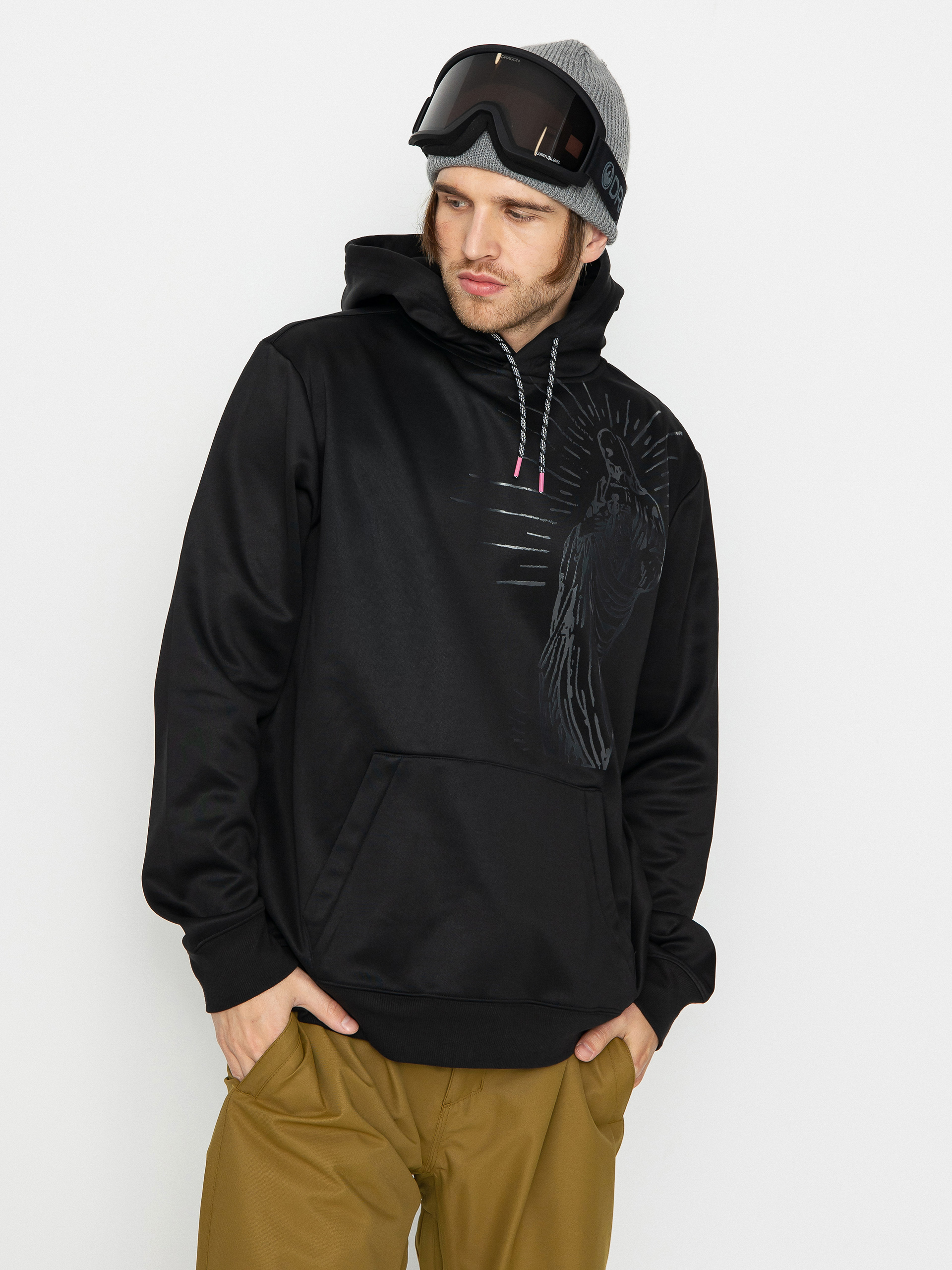 Mens DC Aw Snowstar Active sweatshirt (black)