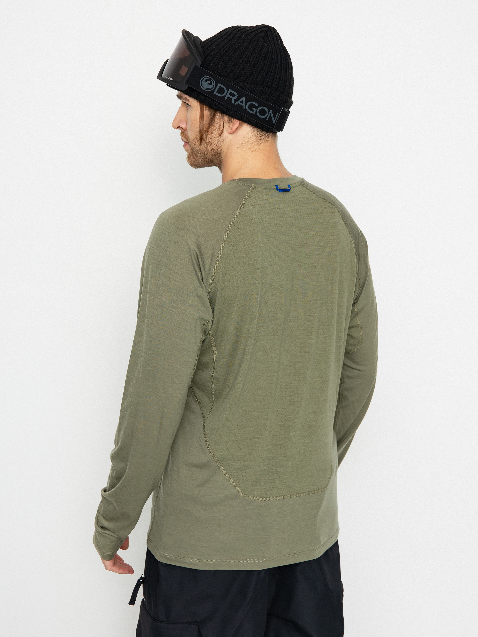 Mens Burton Phayse Merino Crewneck Fleece Longsleeve (forest moss)