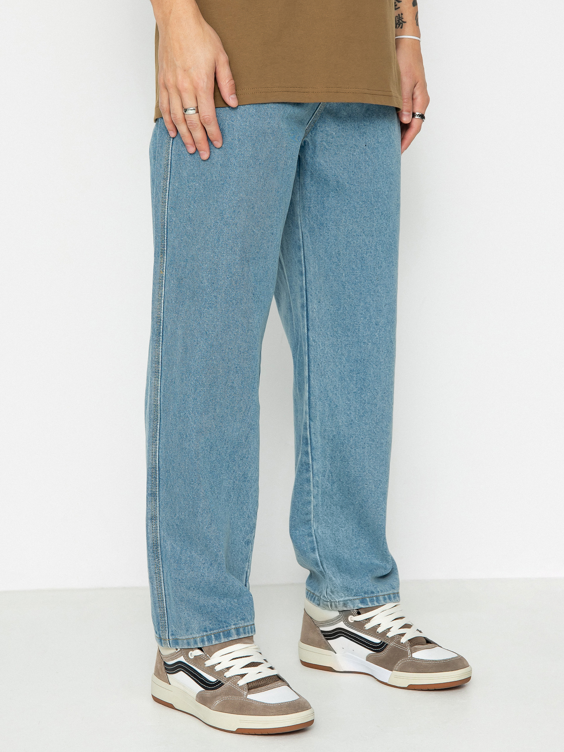 Deus Ex Machina Omaha Relaxed Jean Pants (light stone)