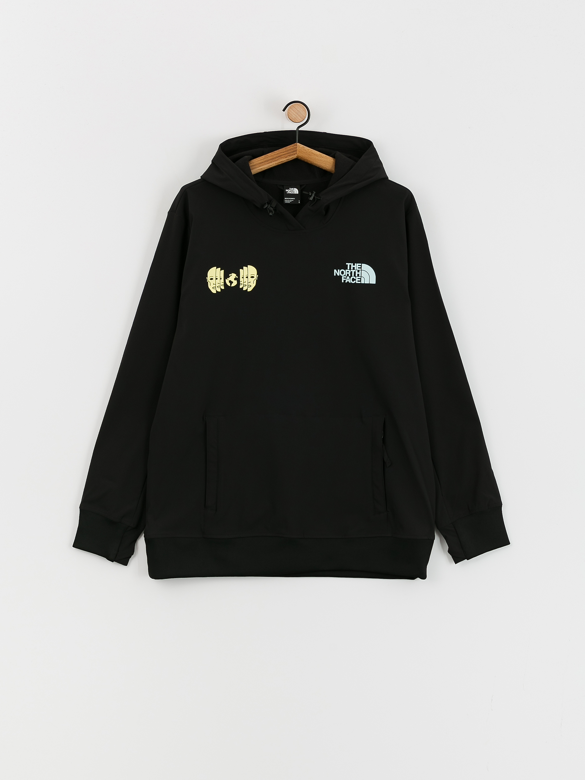 Mens The North Face Tekno Logo HD Active sweatshirt (tnf black/sun sprite)