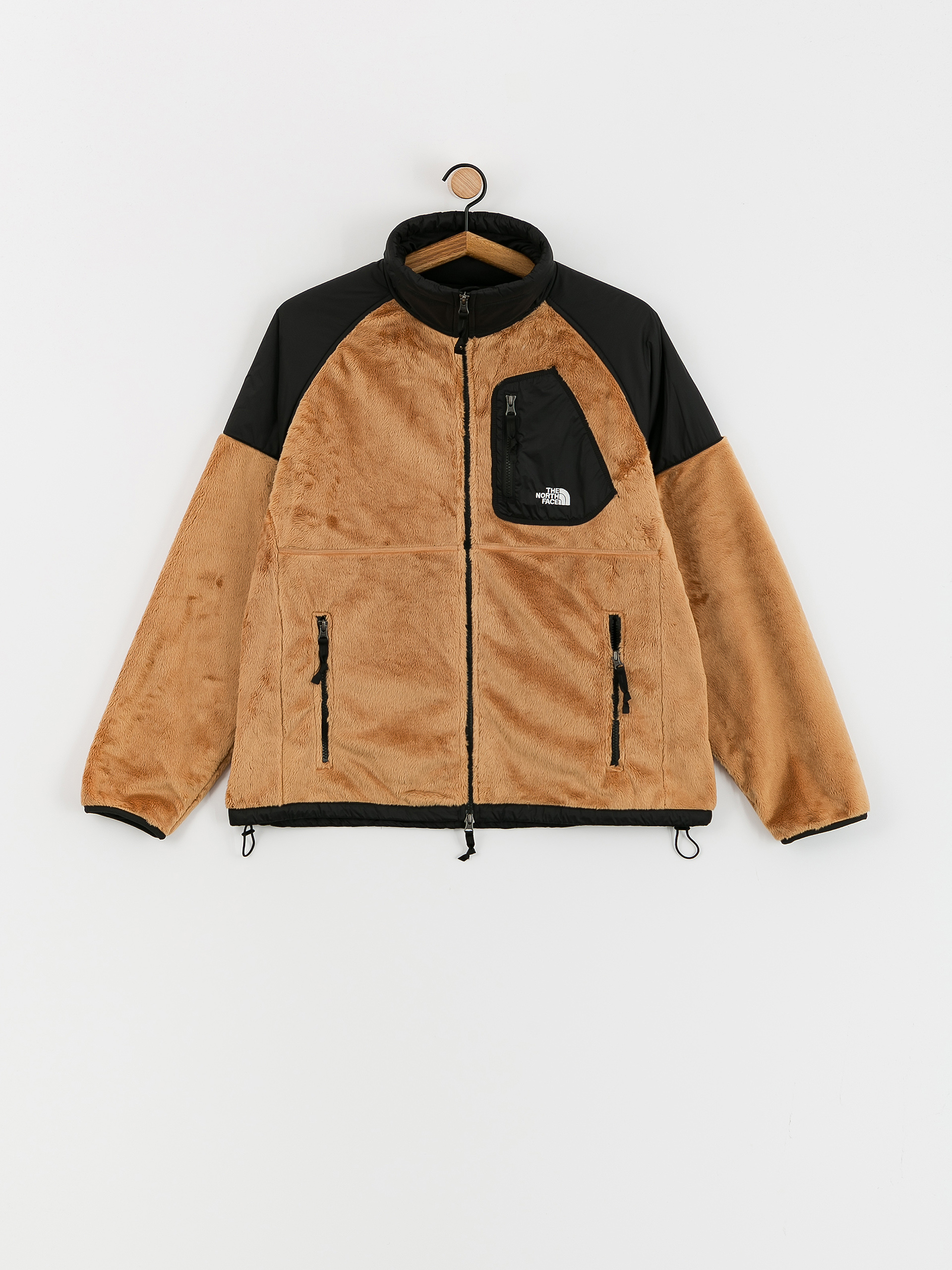The North Face Versa Velour Jacket - brown (almond butter/tnf black) The North Face Versa Velour Jacket - brown (almond butter/tnf black)