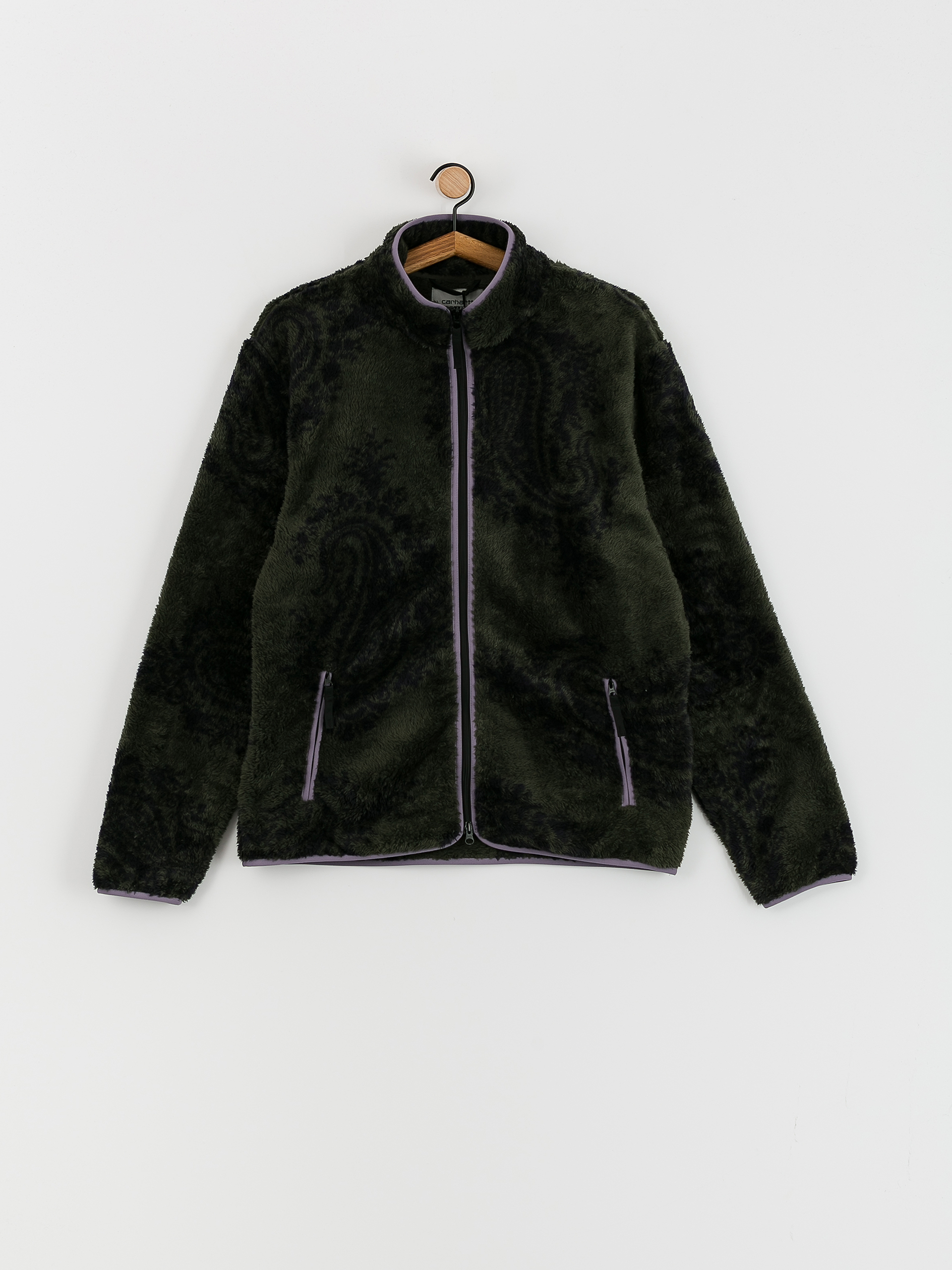 Carhartt WIP Kurtka Jebson Fleece jacke Grün (paisley big print