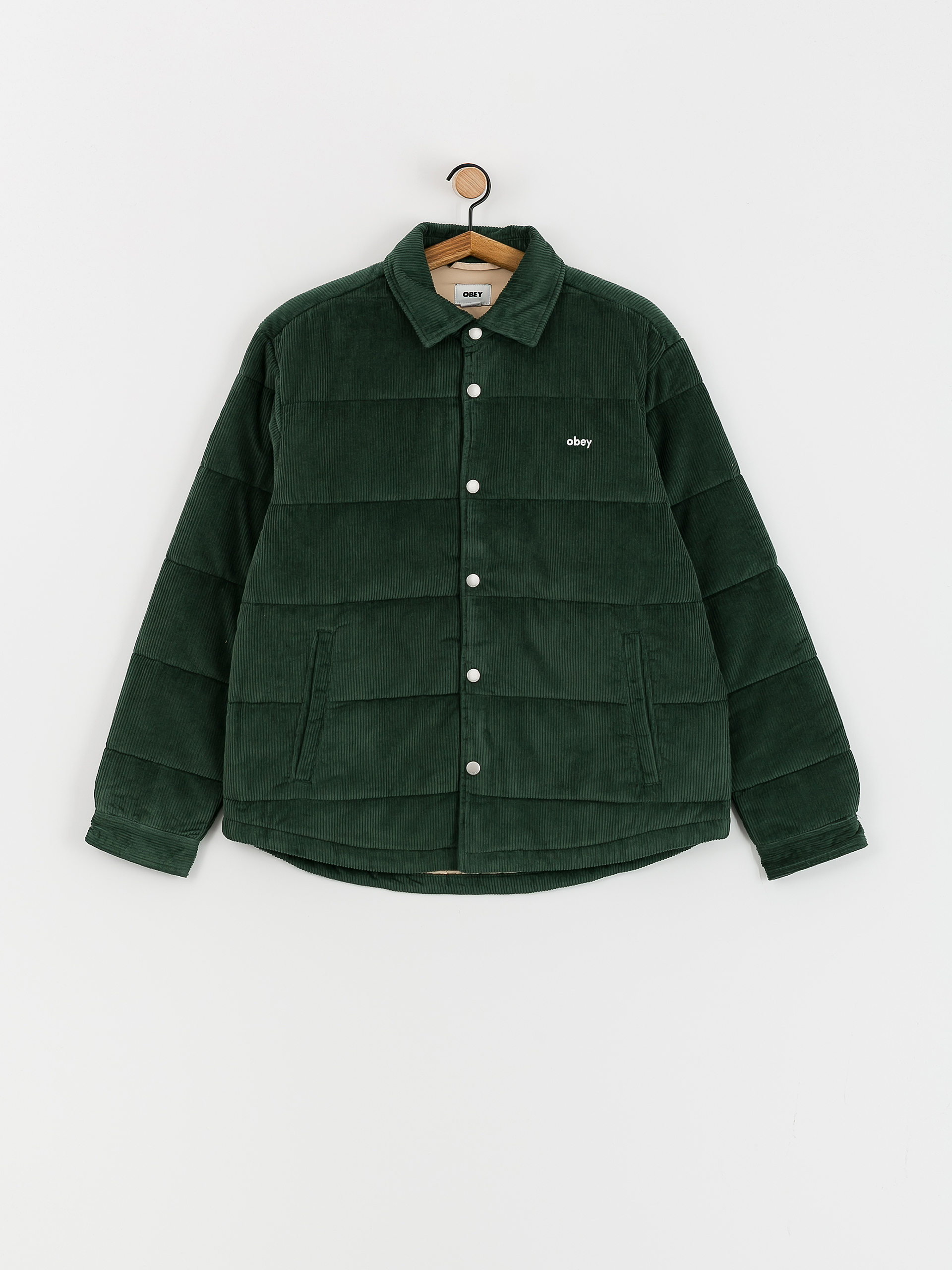 OBEY Grand Cord Jacket (dark cedar)