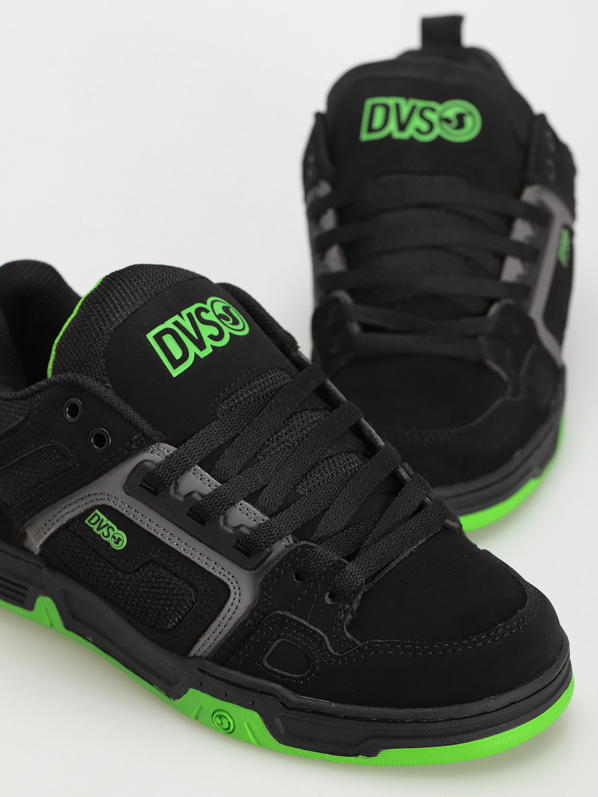 DVS Comanche Schuhe (black charcoal lime nubuck)
