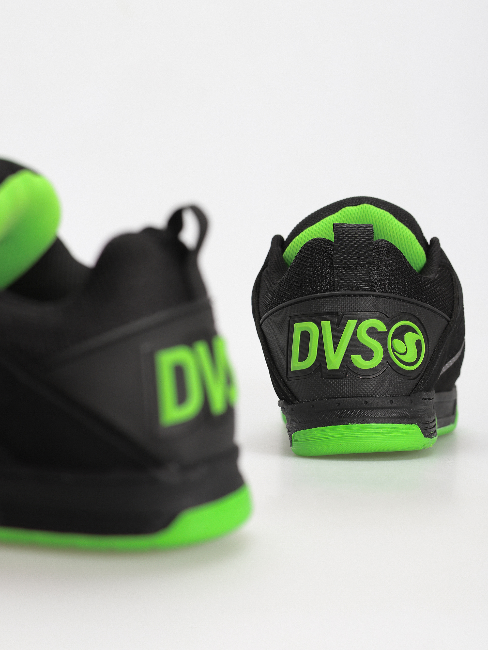 DVS Comanche Schuhe (black charcoal lime nubuck)