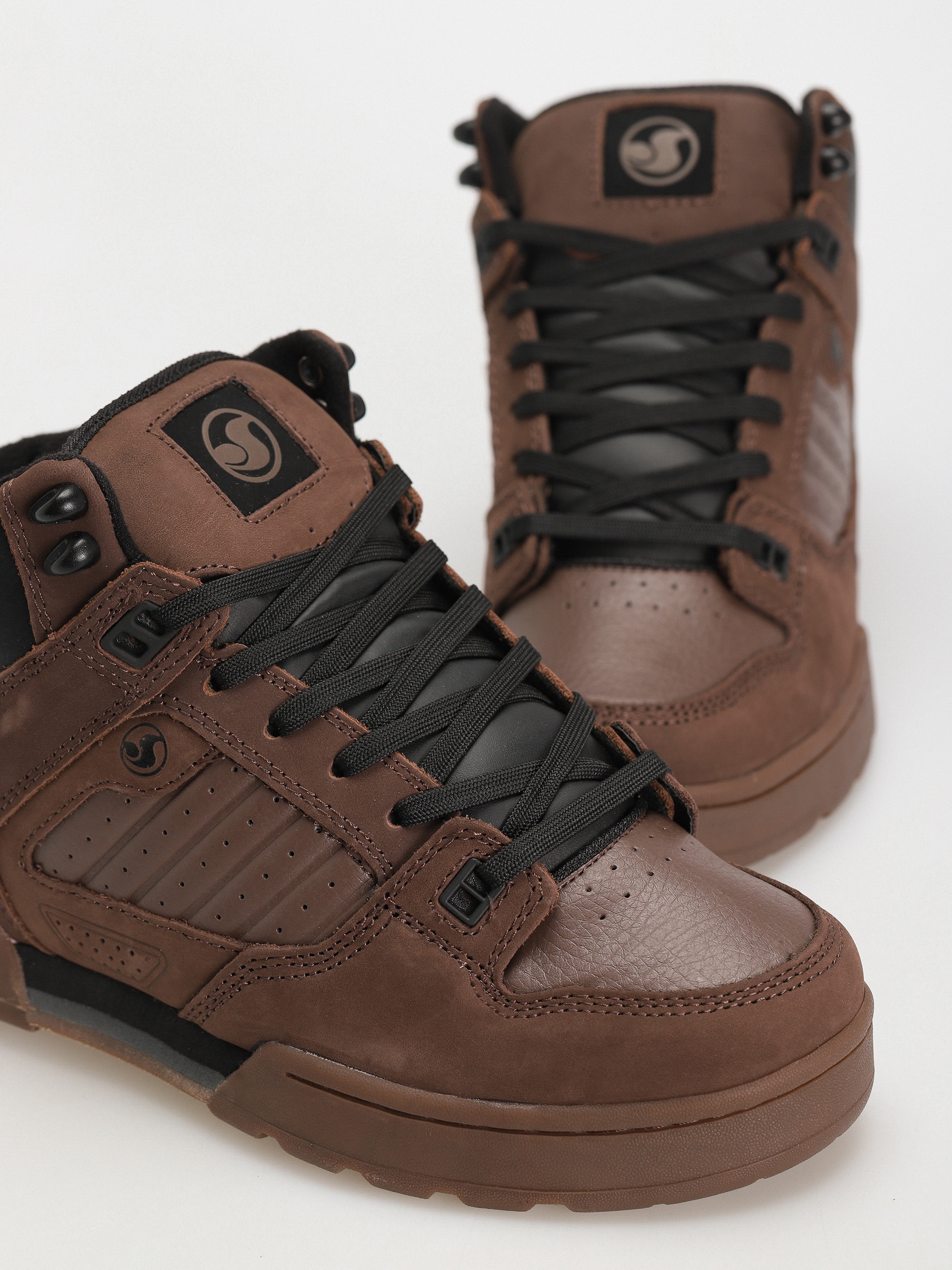 DVS Militia Boot Shoes (brown black gum nubuck)