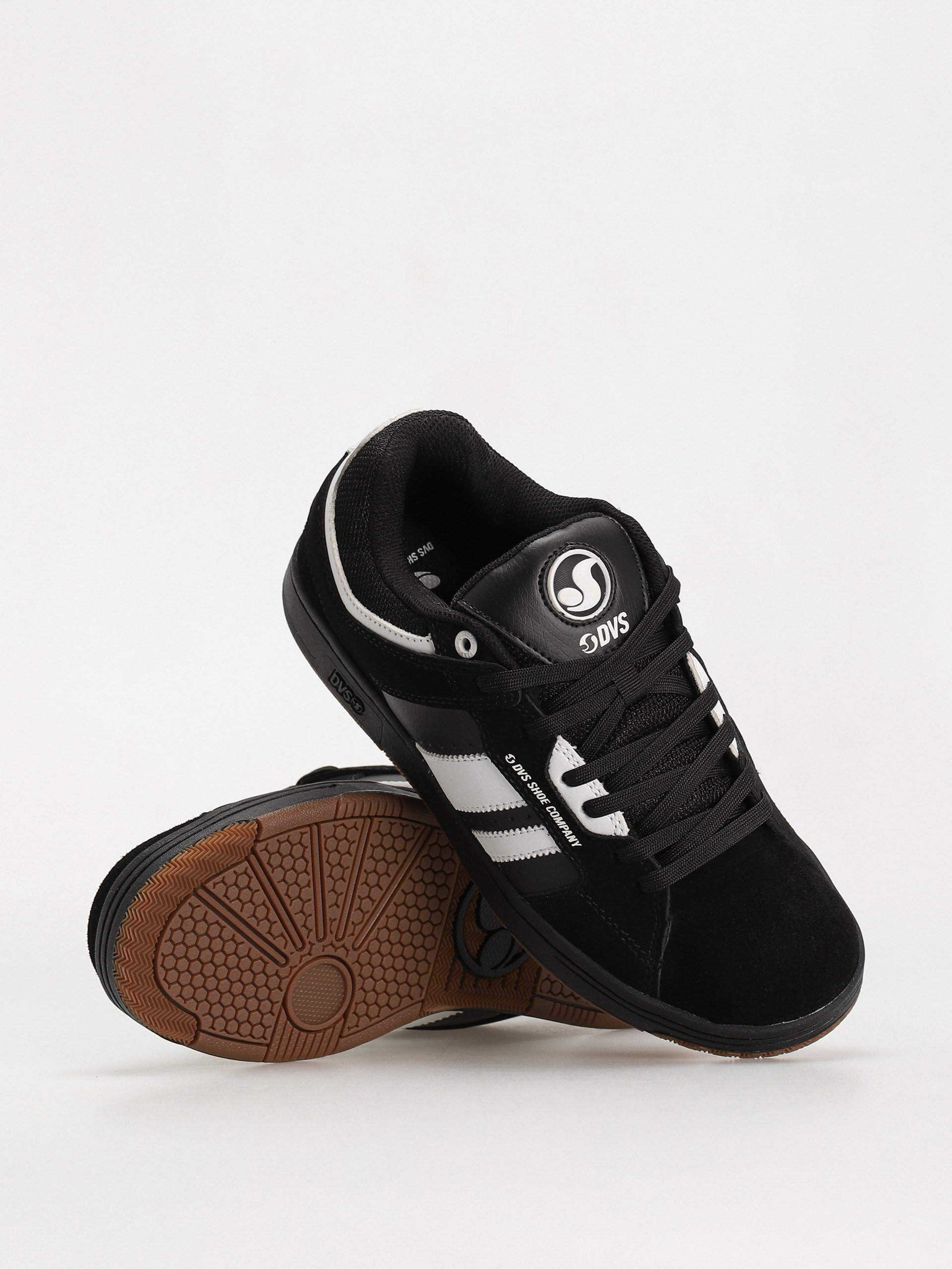 DVS Tactic Shoes (black white black nubuck)