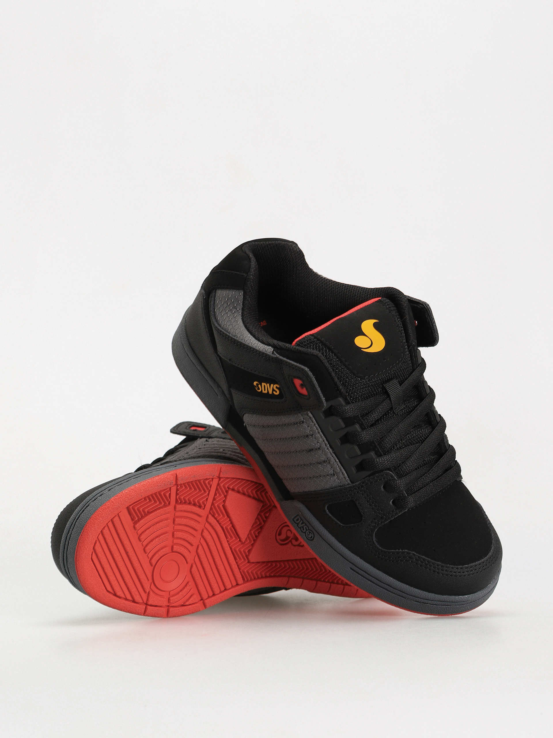 DVS Celsius Shoes (black fiery red yellow nubuck)