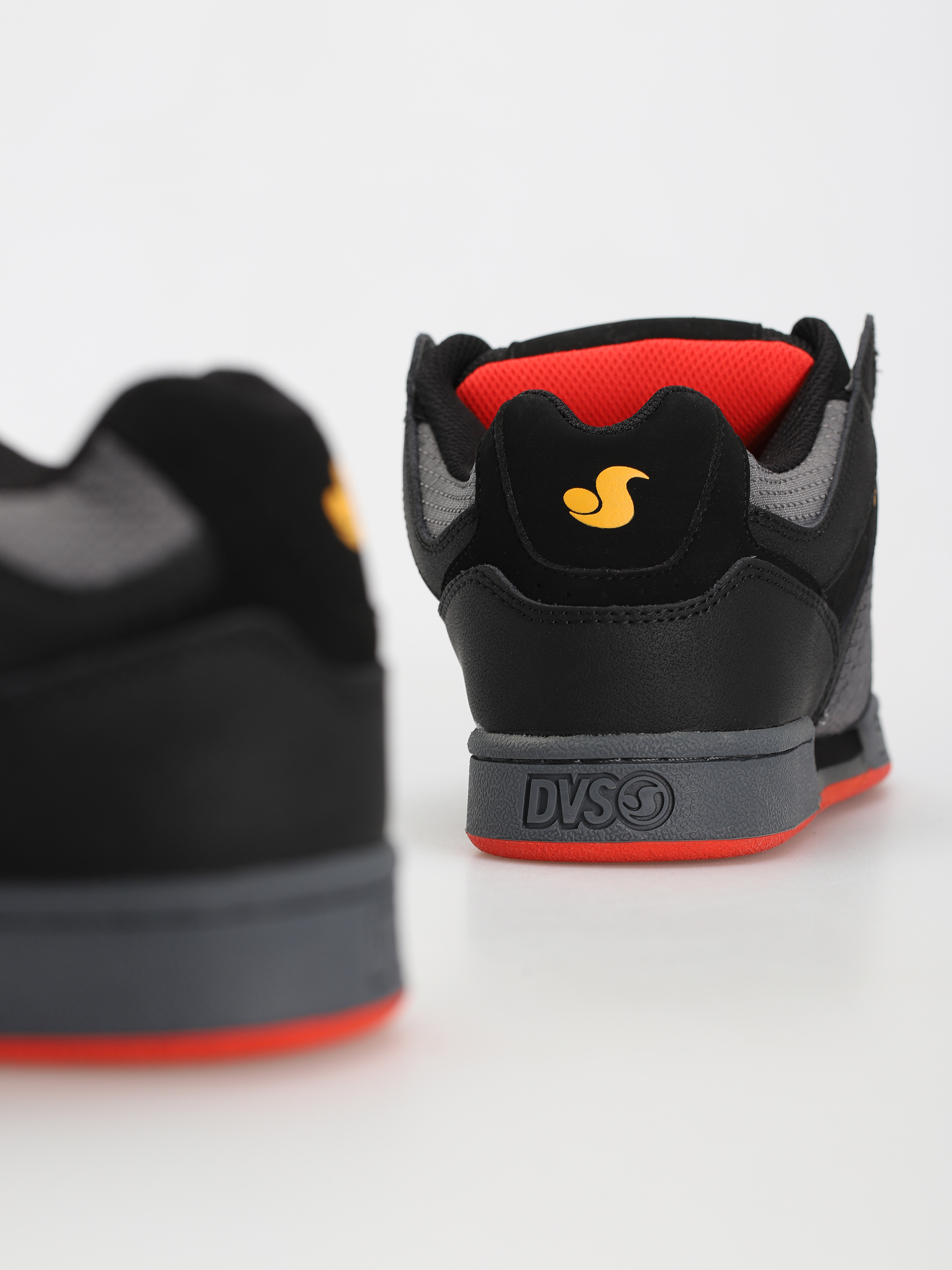 DVS Celsius Shoes (black fiery red yellow nubuck)