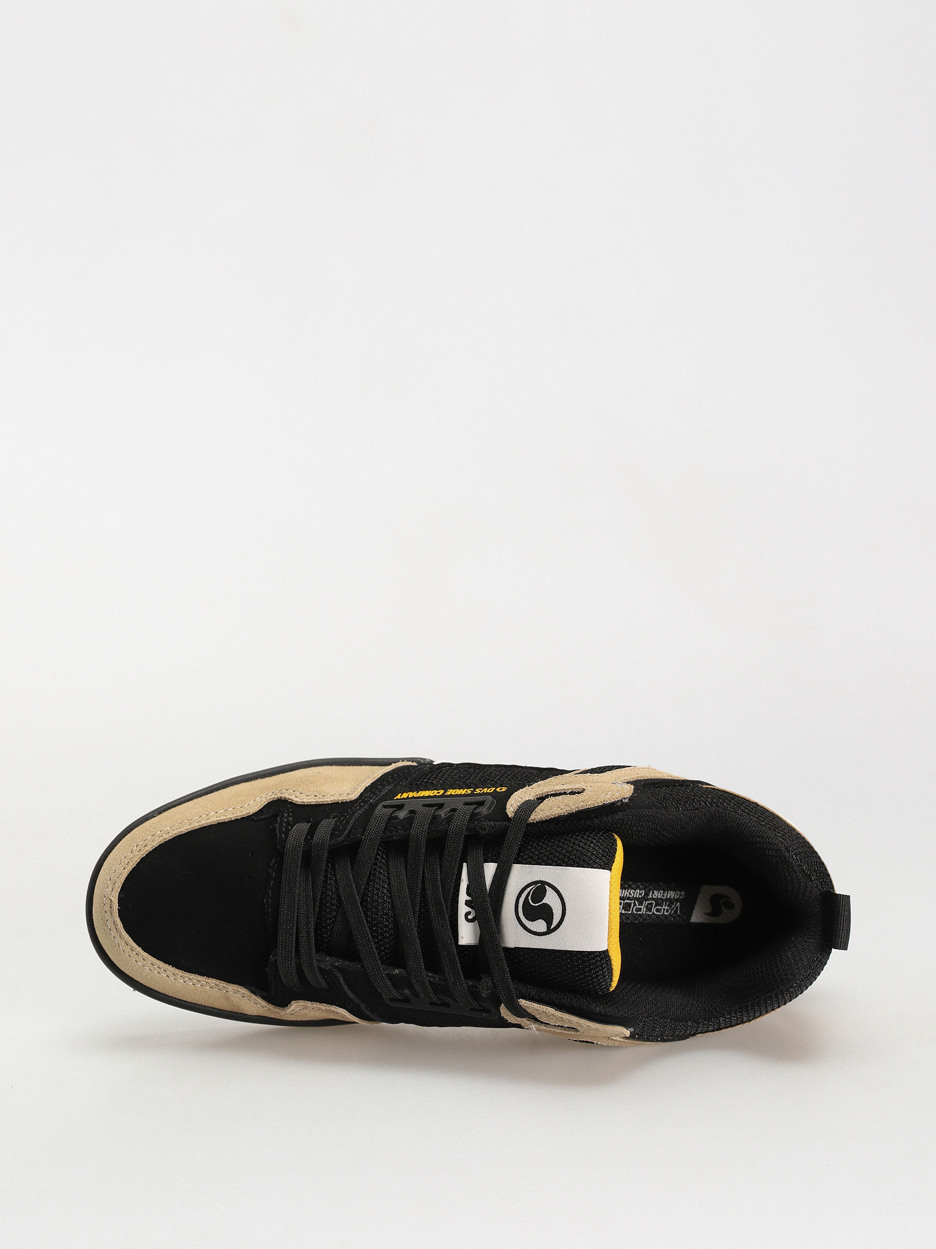 DVS Comanche 2.0+ Schuhe (black tan yellow suede)