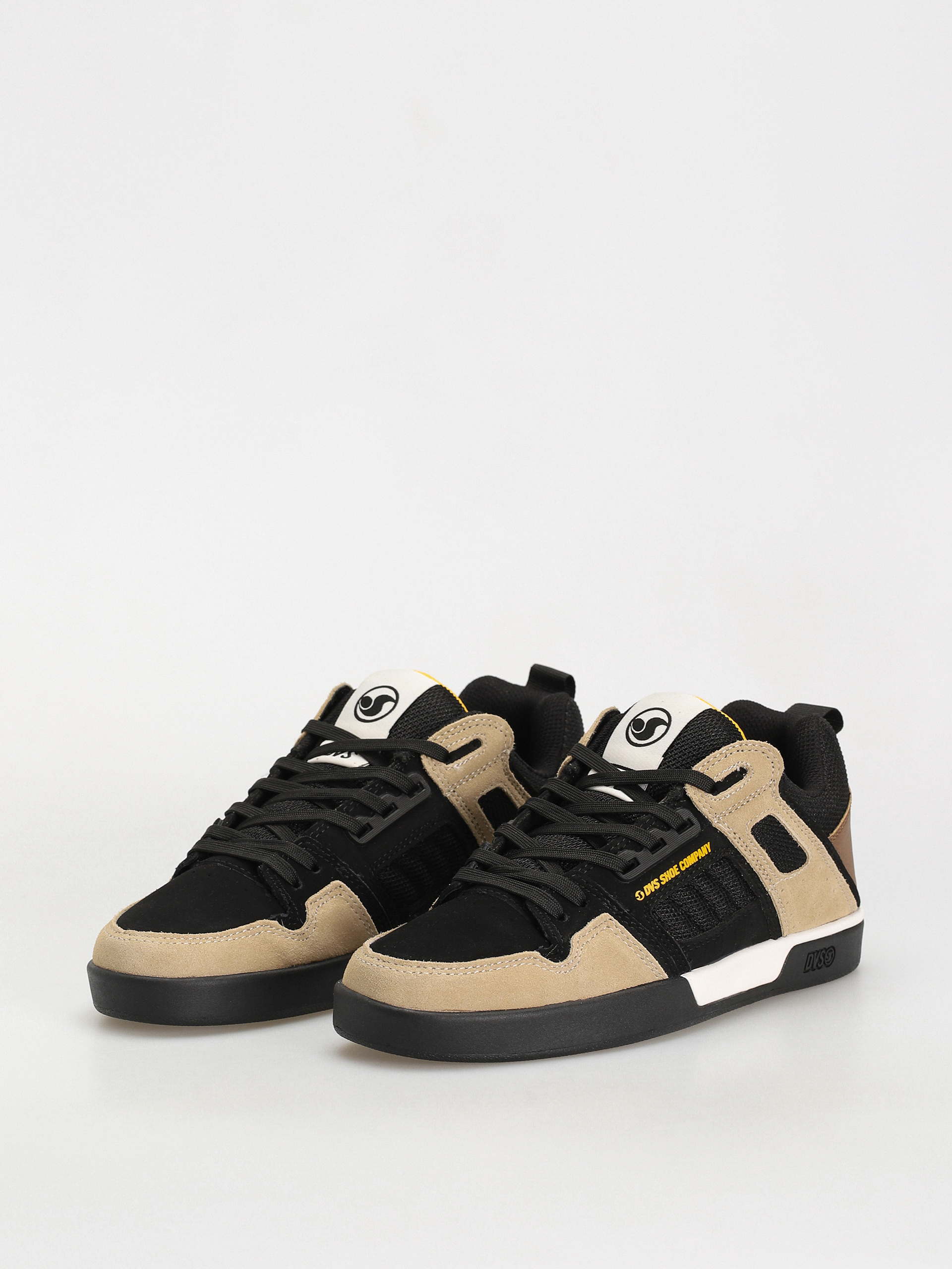 DVS Comanche 2.0+ Schuhe (black tan yellow suede)